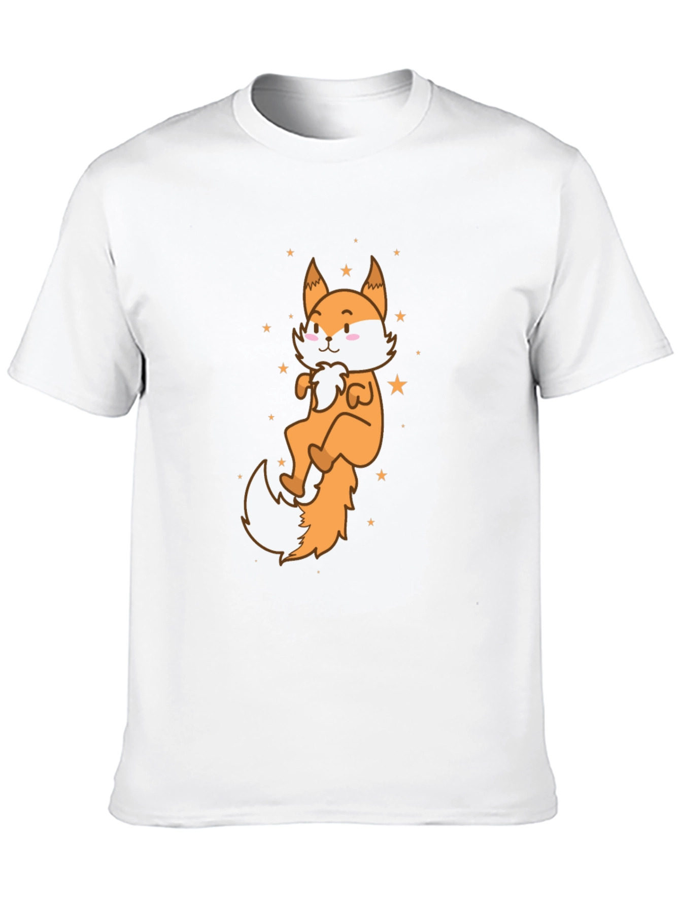 Cute Cartoon Fox Graphic Tee