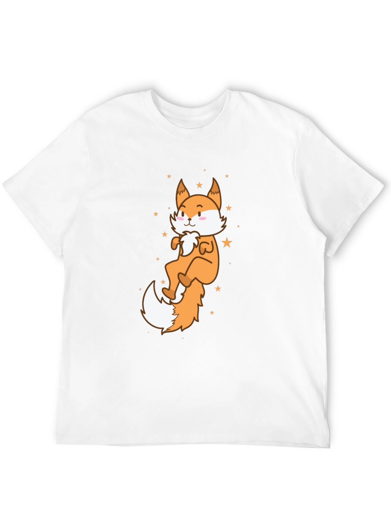Cute Cartoon Fox Graphic Tee