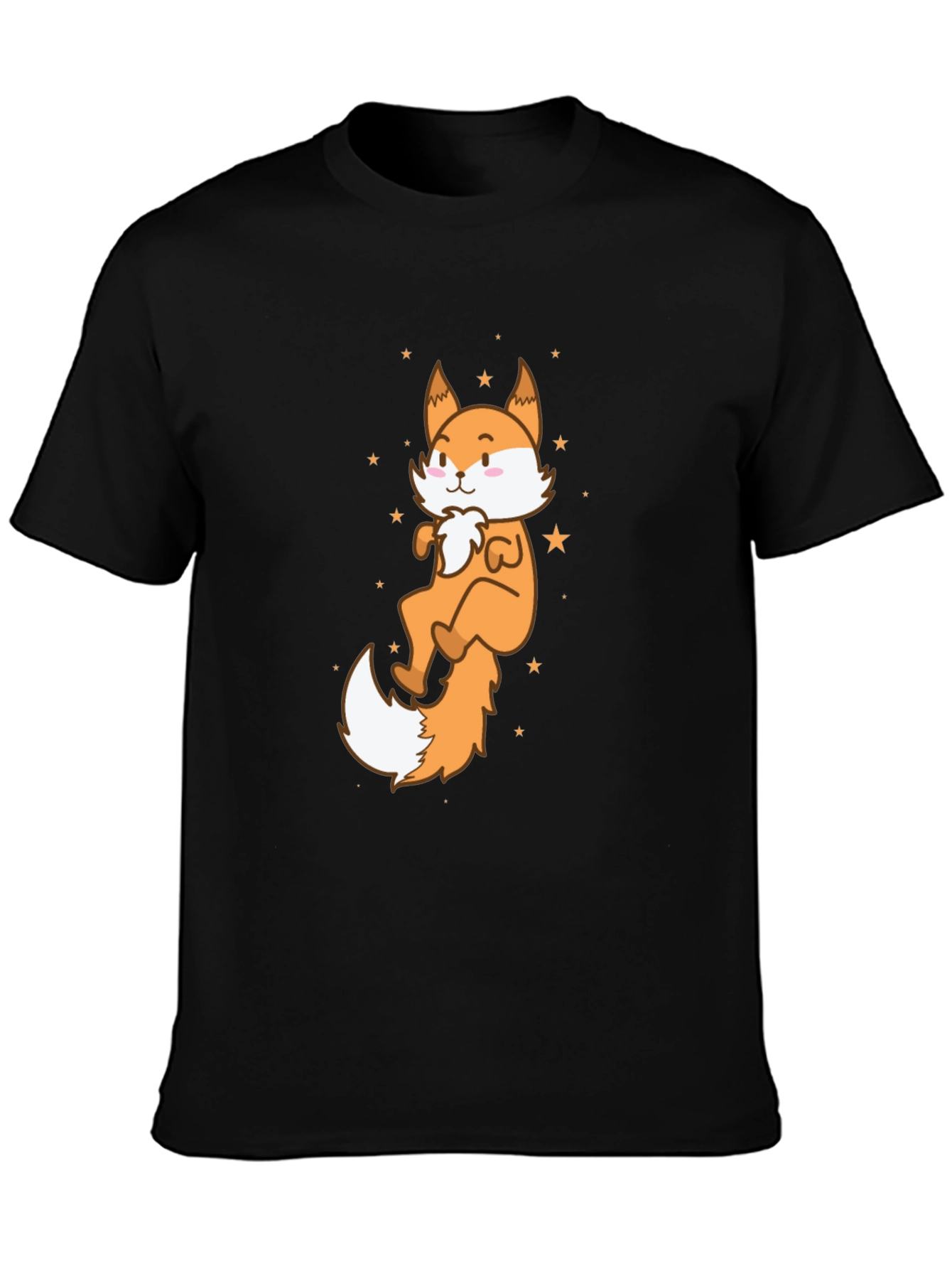 Cute Cartoon Fox Graphic Tee