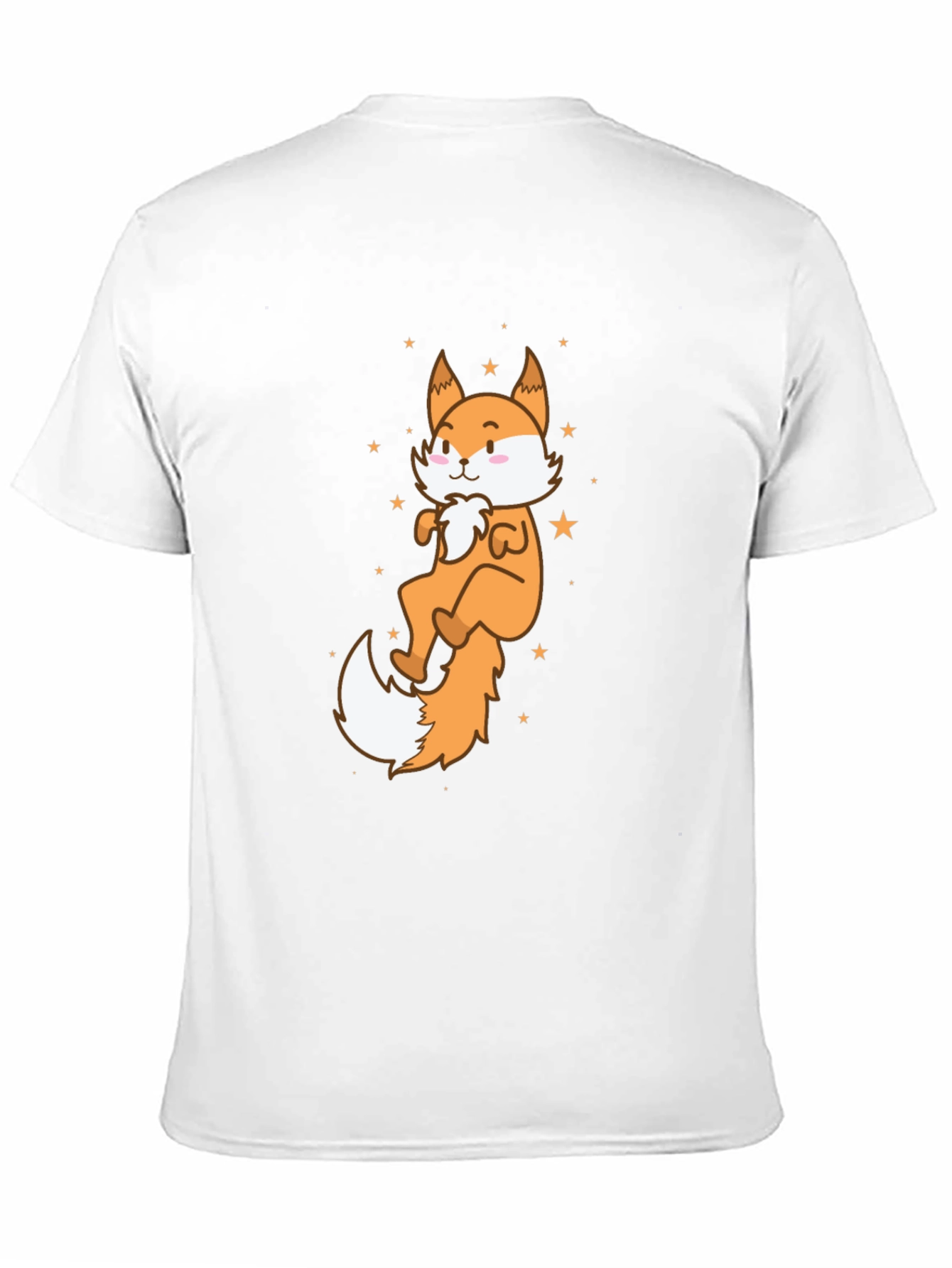 Cute Cartoon Fox Graphic Tee