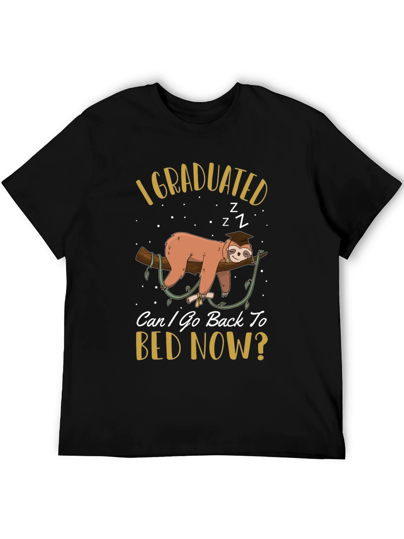Funny Sloth Graduation T-Shirt