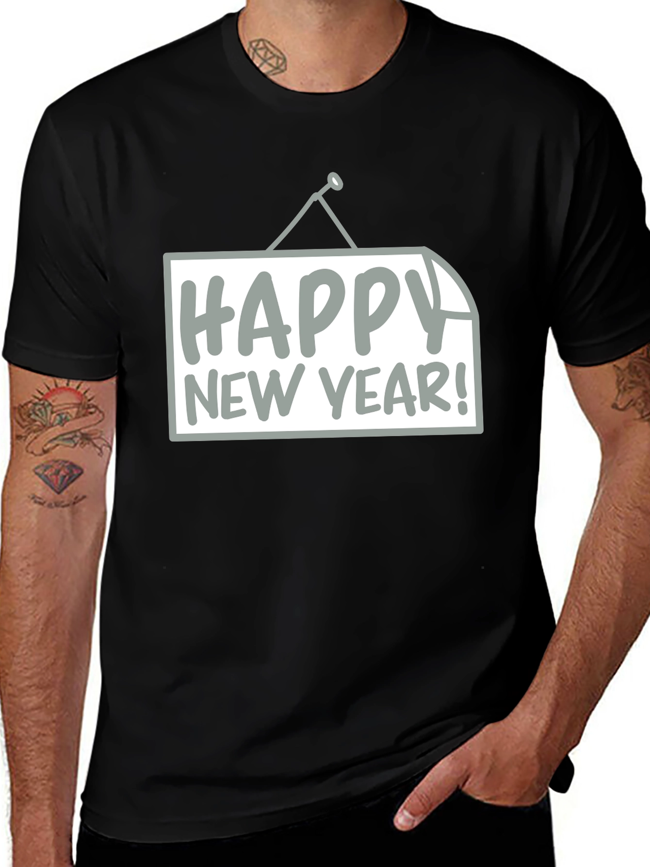 Happy New Year Graphic T-Shirt