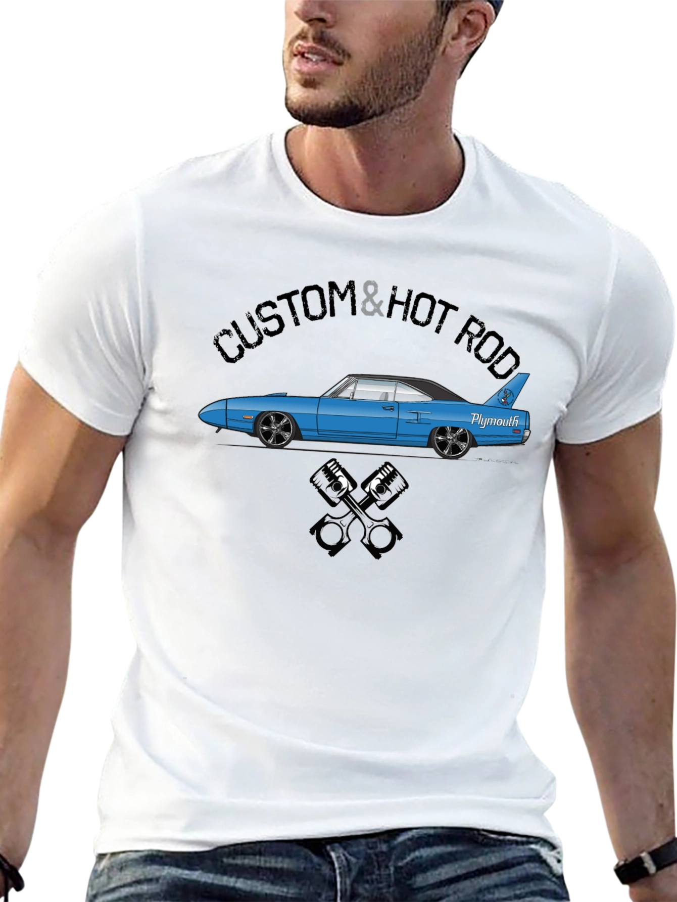 Custom & Hot Rod Car Graphic T-Shirt