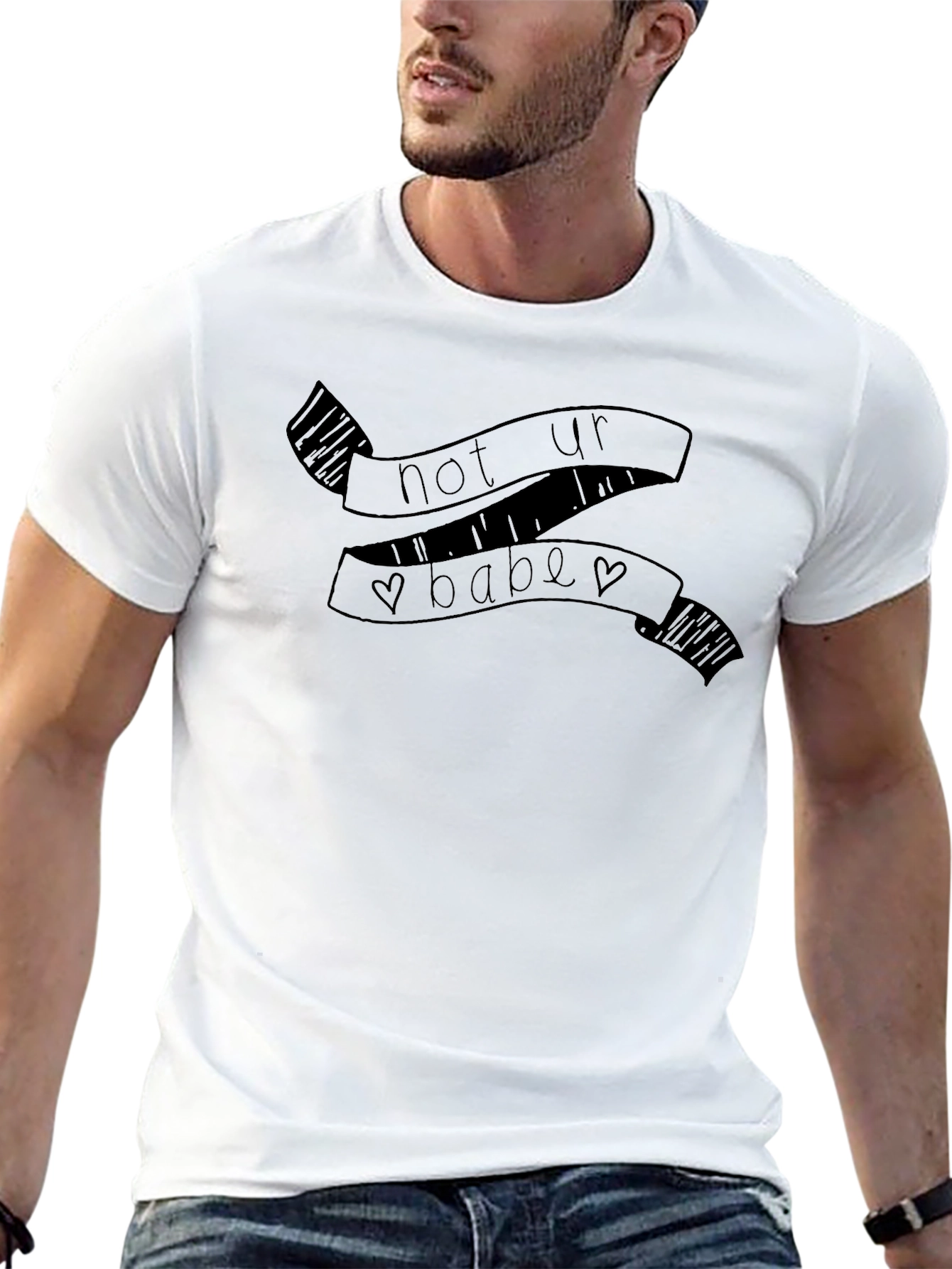 Not Your Babe Graphic T-Shirt - Black