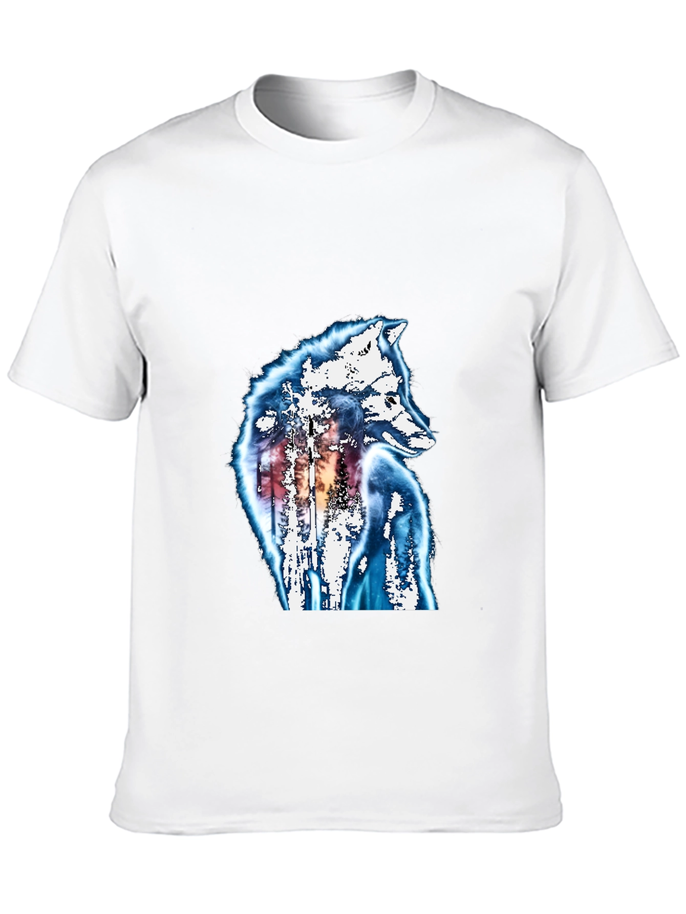 Wolf Graphic Black T-Shirt