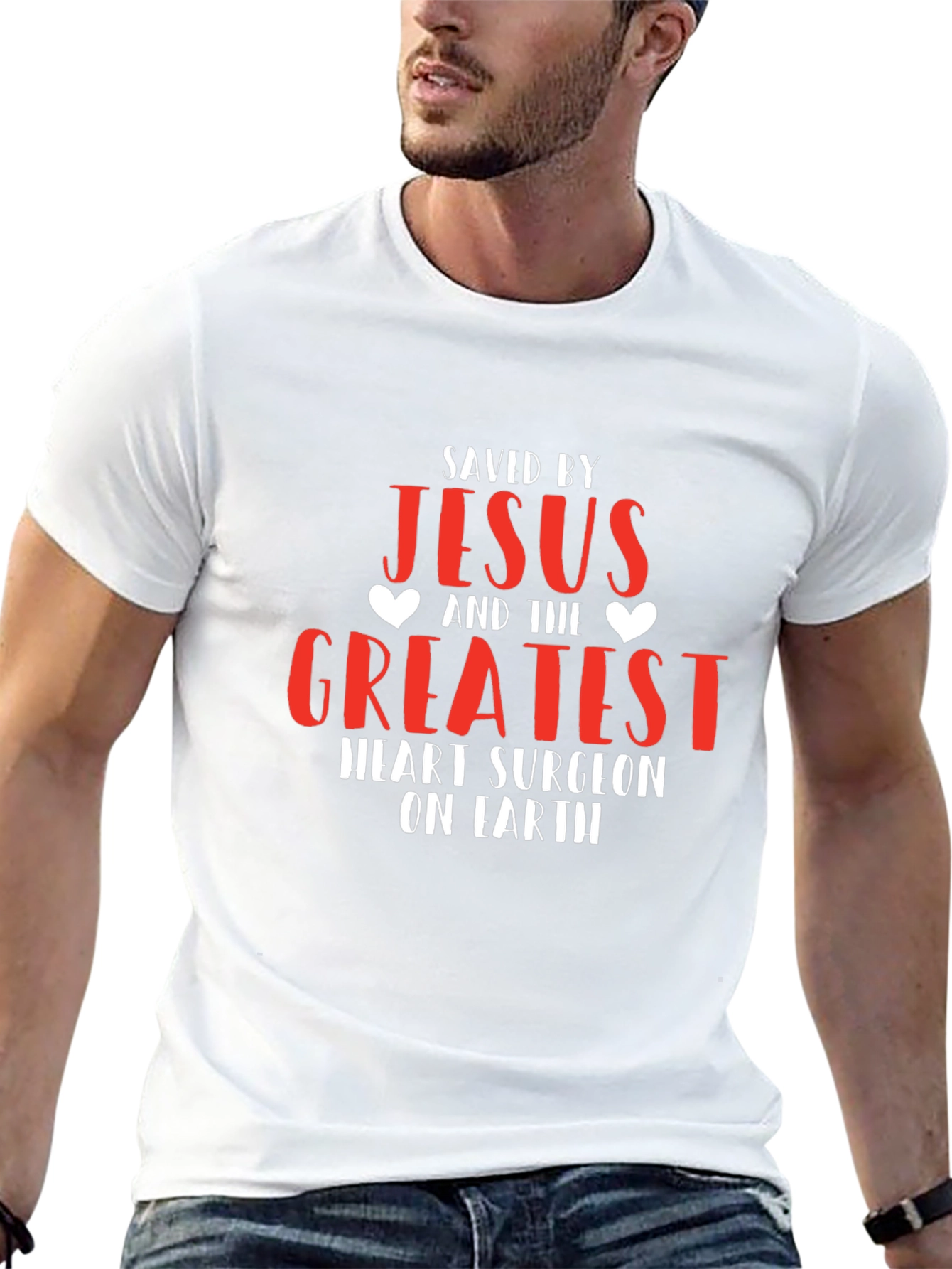 Saved by Jesus Heart Surgeon T-Shirt