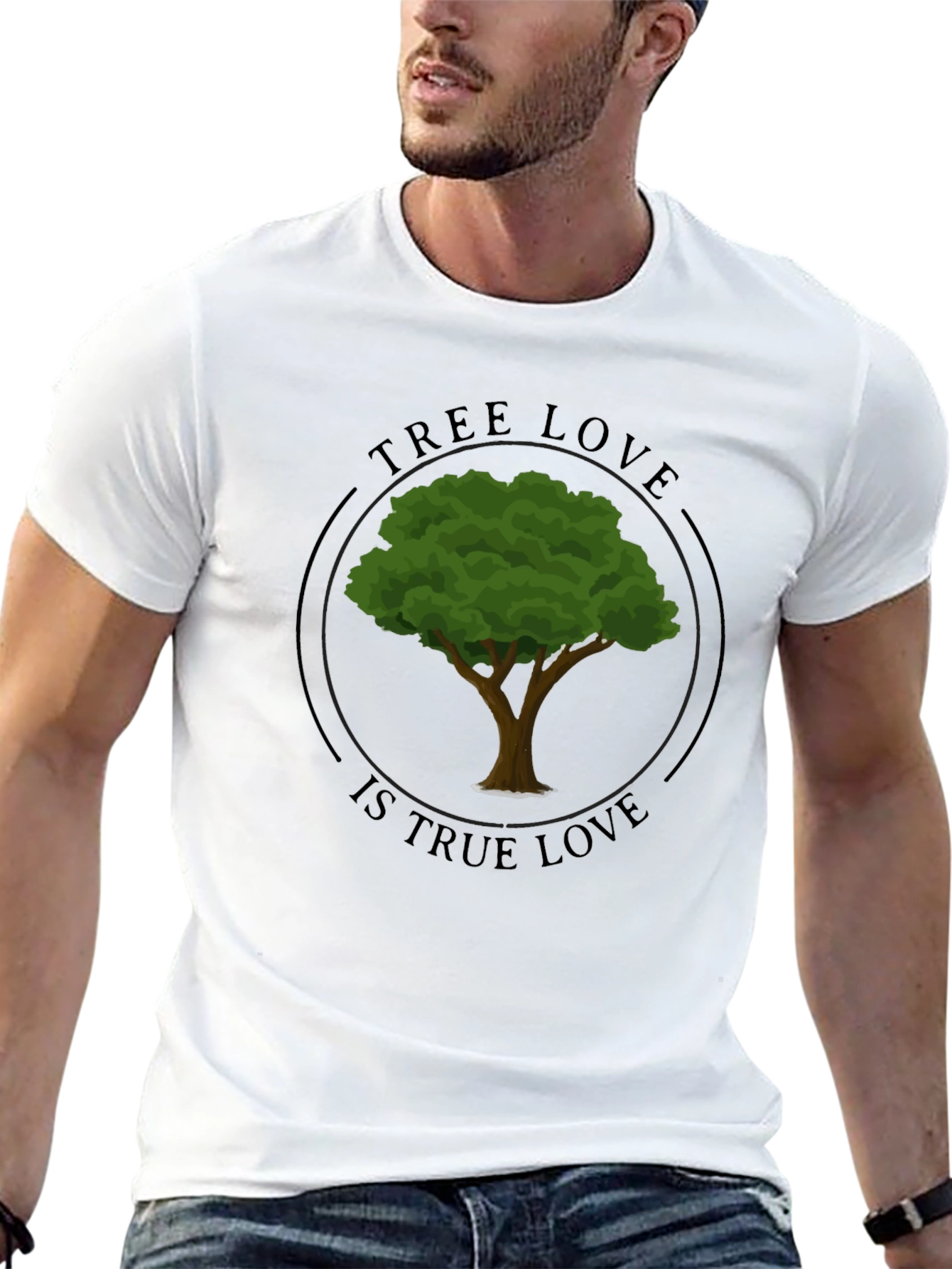 Tree Love Graphic Tee - Black Unisex T-Shirt