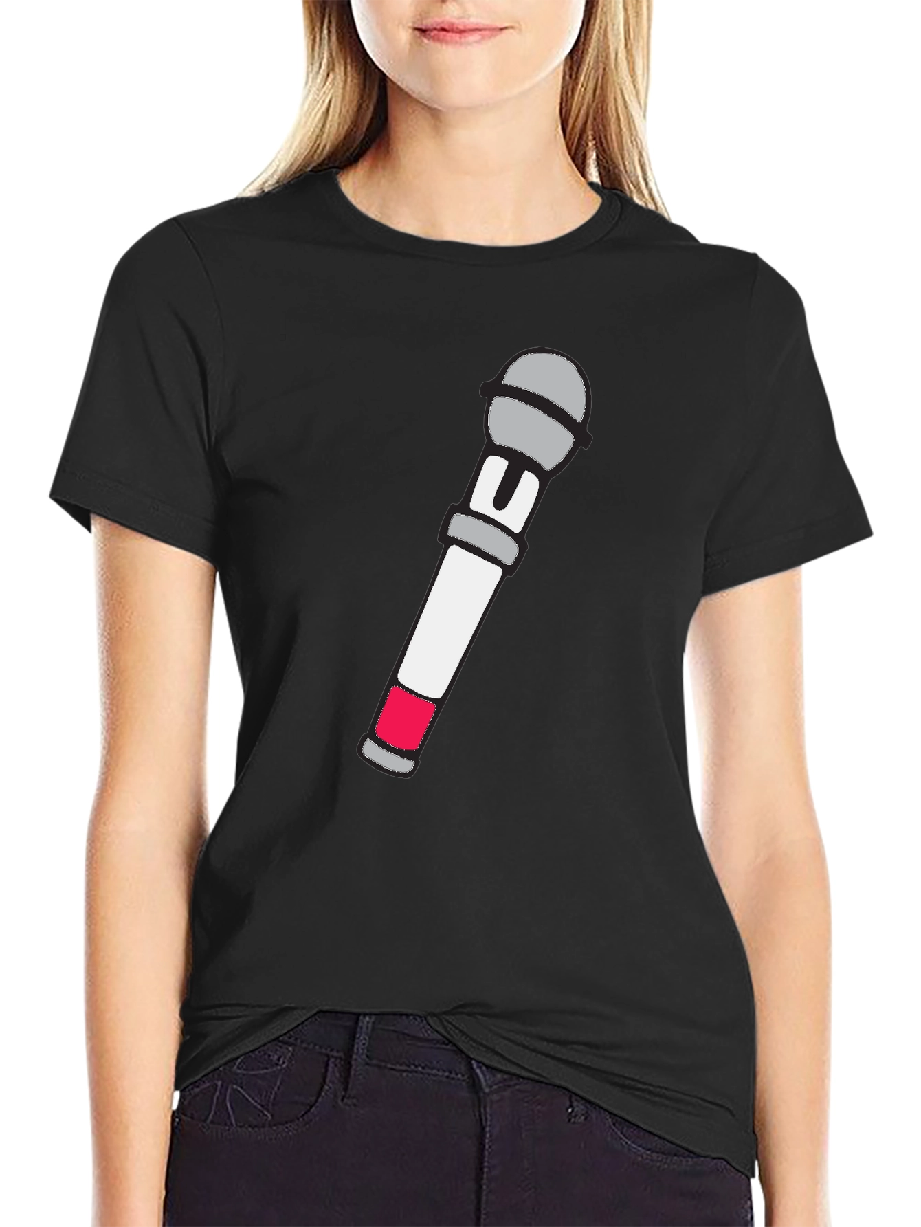 Karaoke King T-Shirt - Microphone Graphic Tee