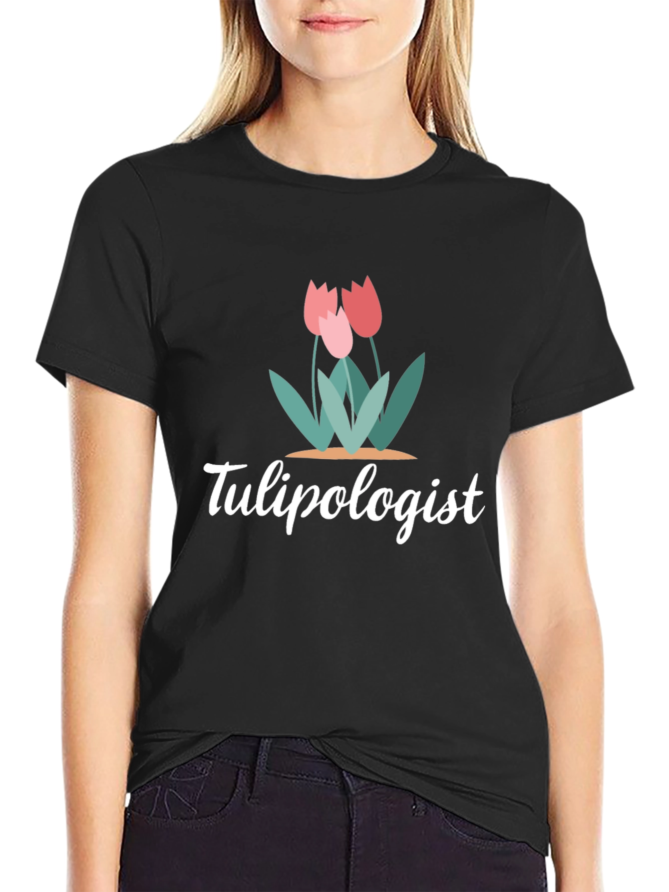 Tulipologist Graphic T-Shirt Floral Design