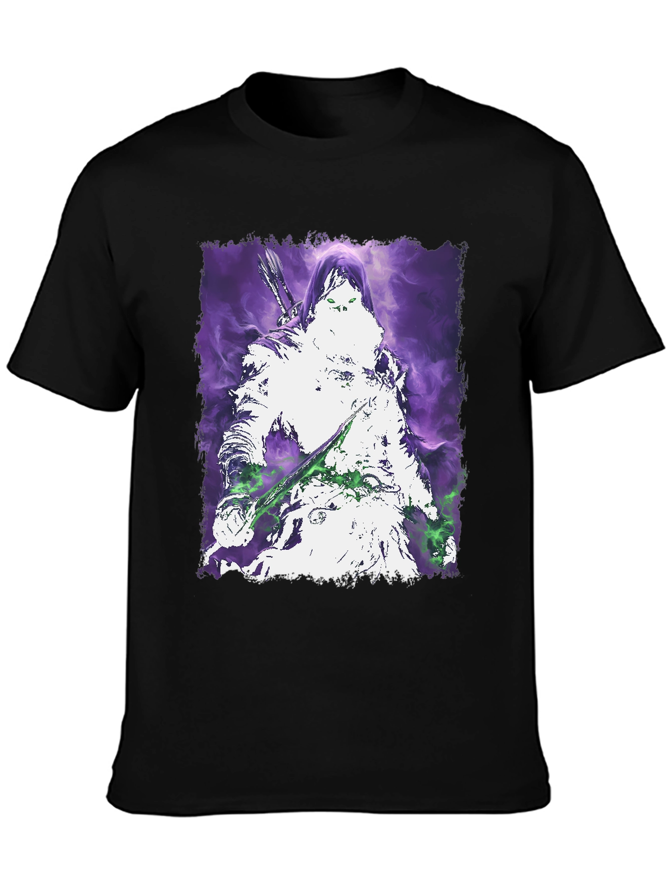 Mystic Warrior Graphic Tee - Black