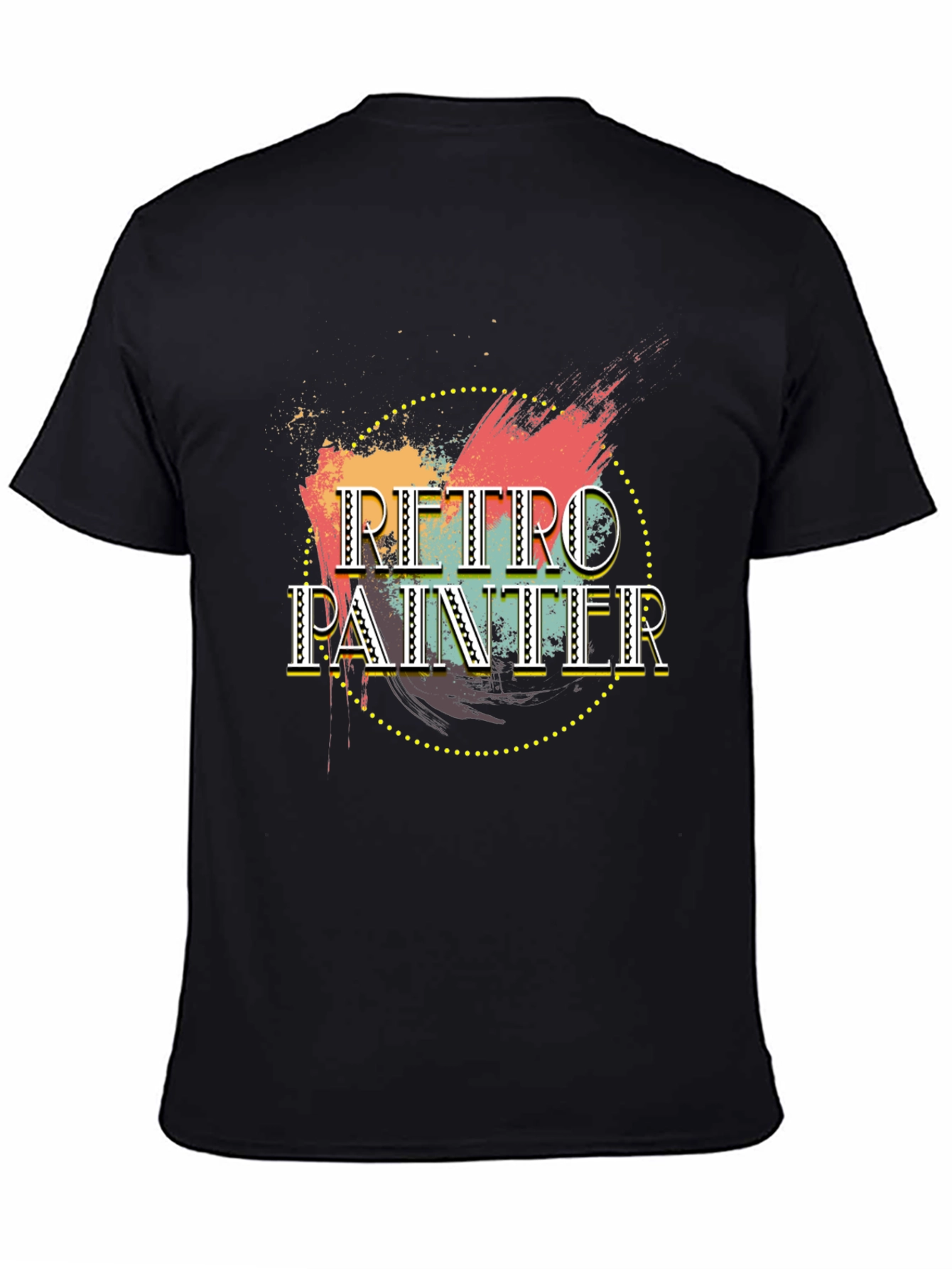Retro Painter T-Shirt - Unique Design