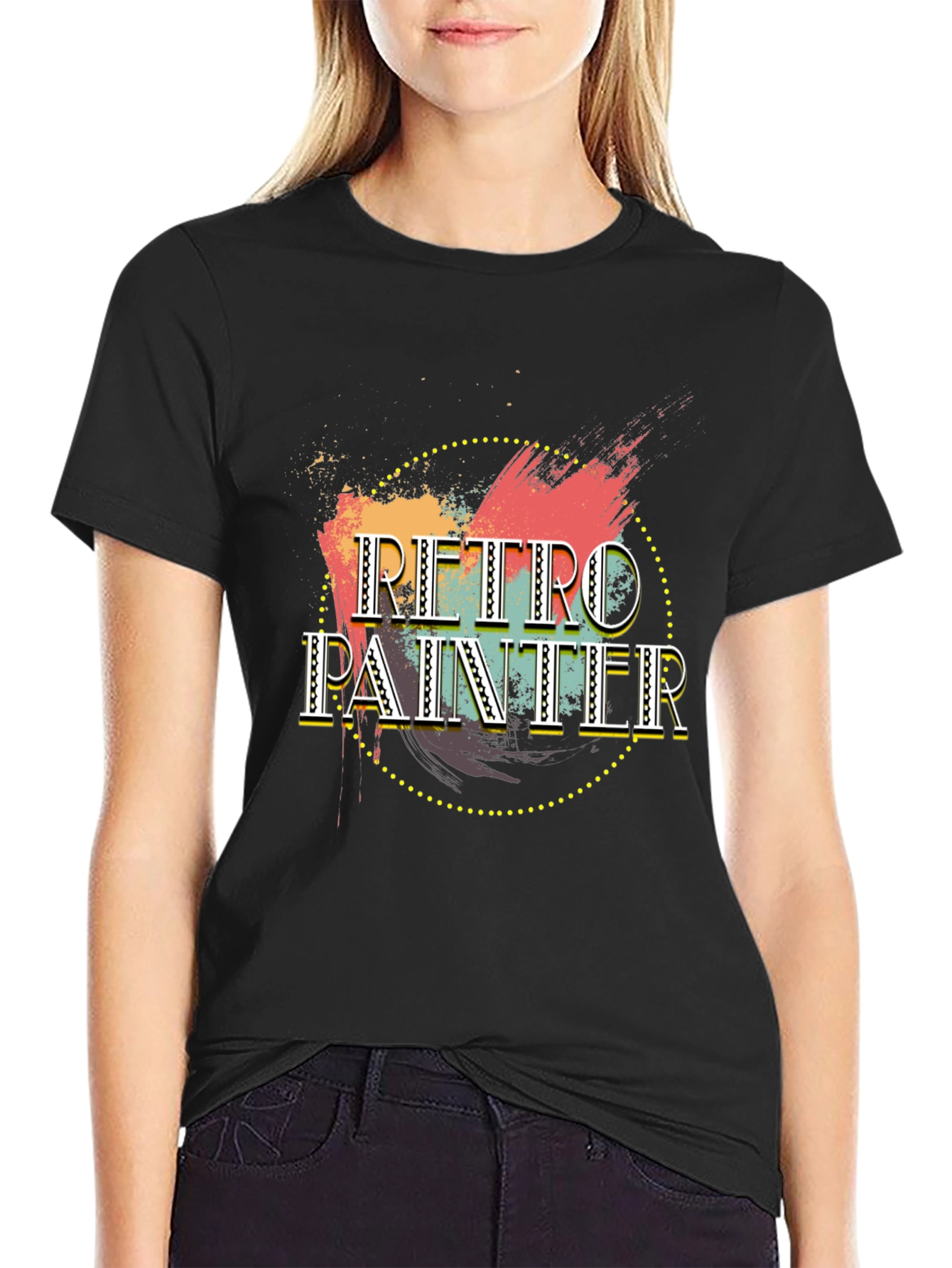 Retro Painter T-Shirt - Unique Design