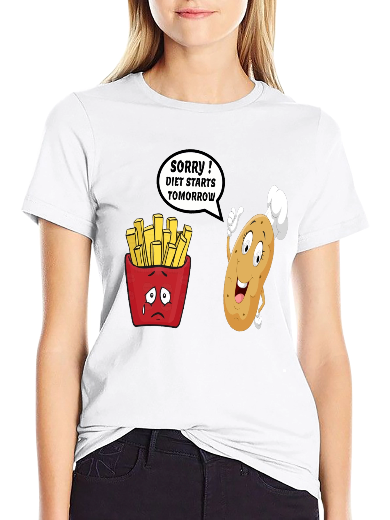 Diet Starts Tomorrow Funny T-Shirt