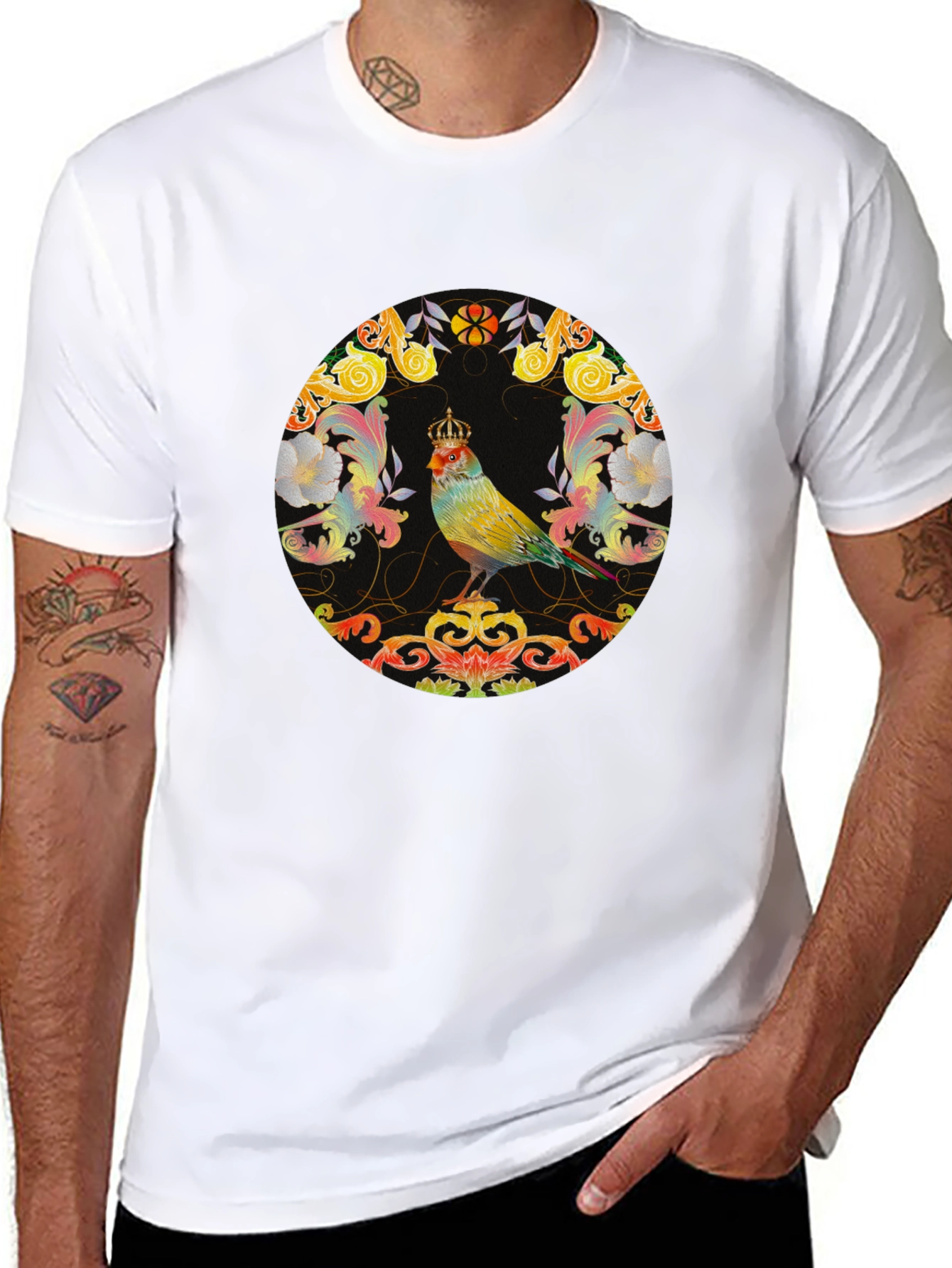 Bird King Graphic Tee - Regal Design