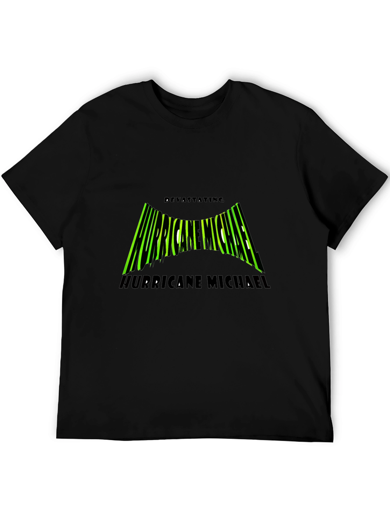 Hurricane Michael Tee - Black Graphic T-Shirt