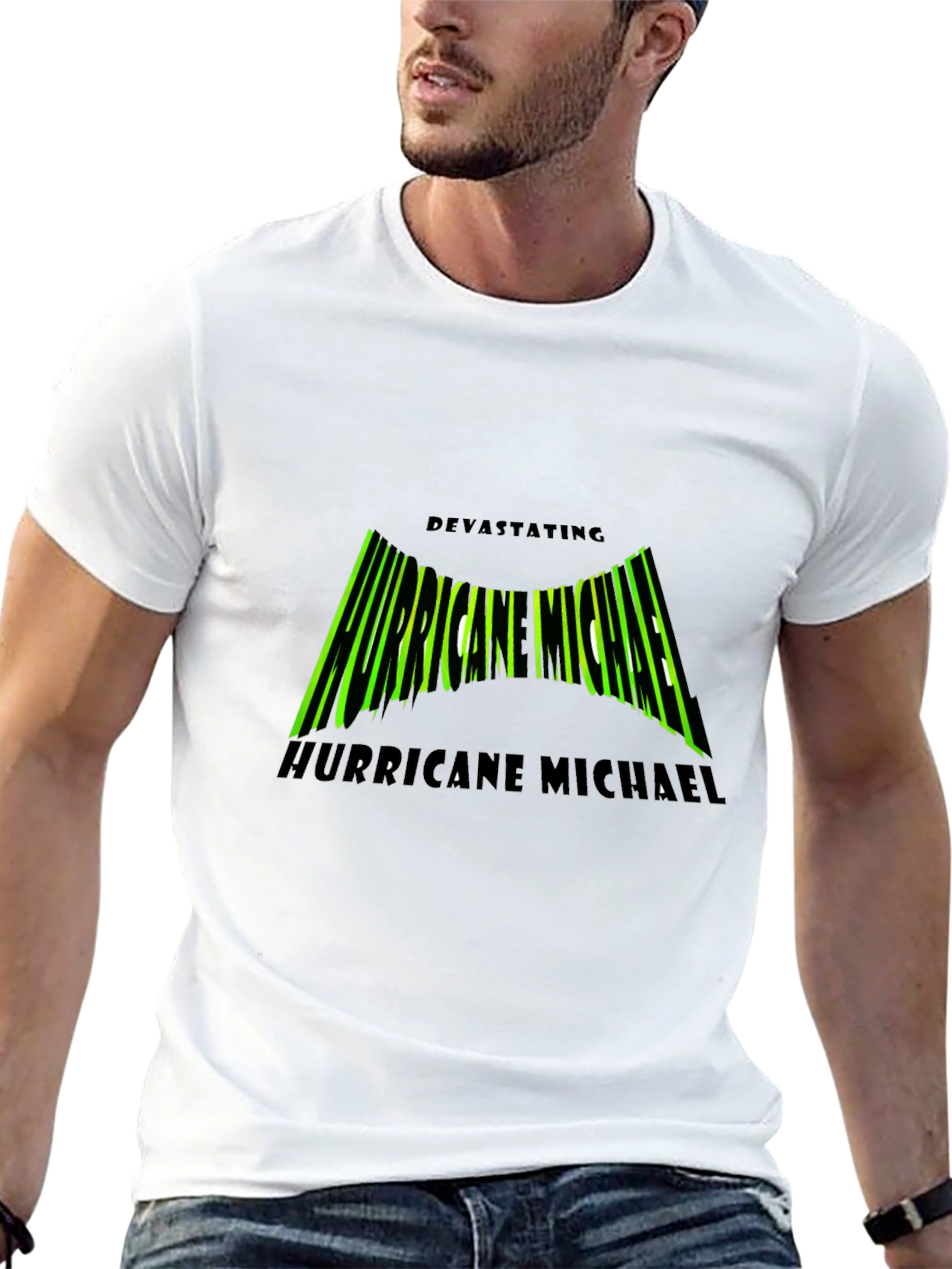 Hurricane Michael Tee - Black Graphic T-Shirt