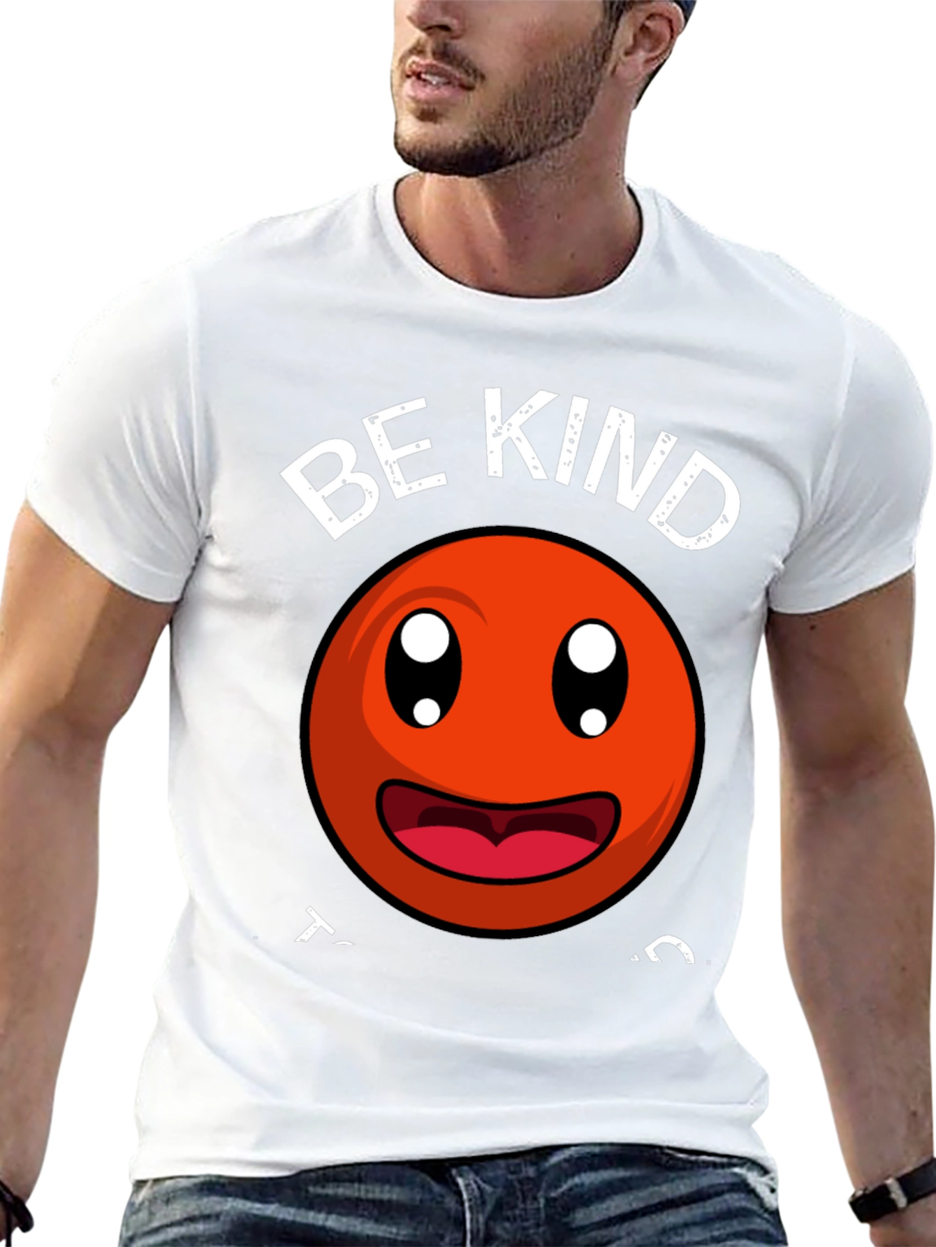 Be Kind Smiley Face Graphic T-Shirt