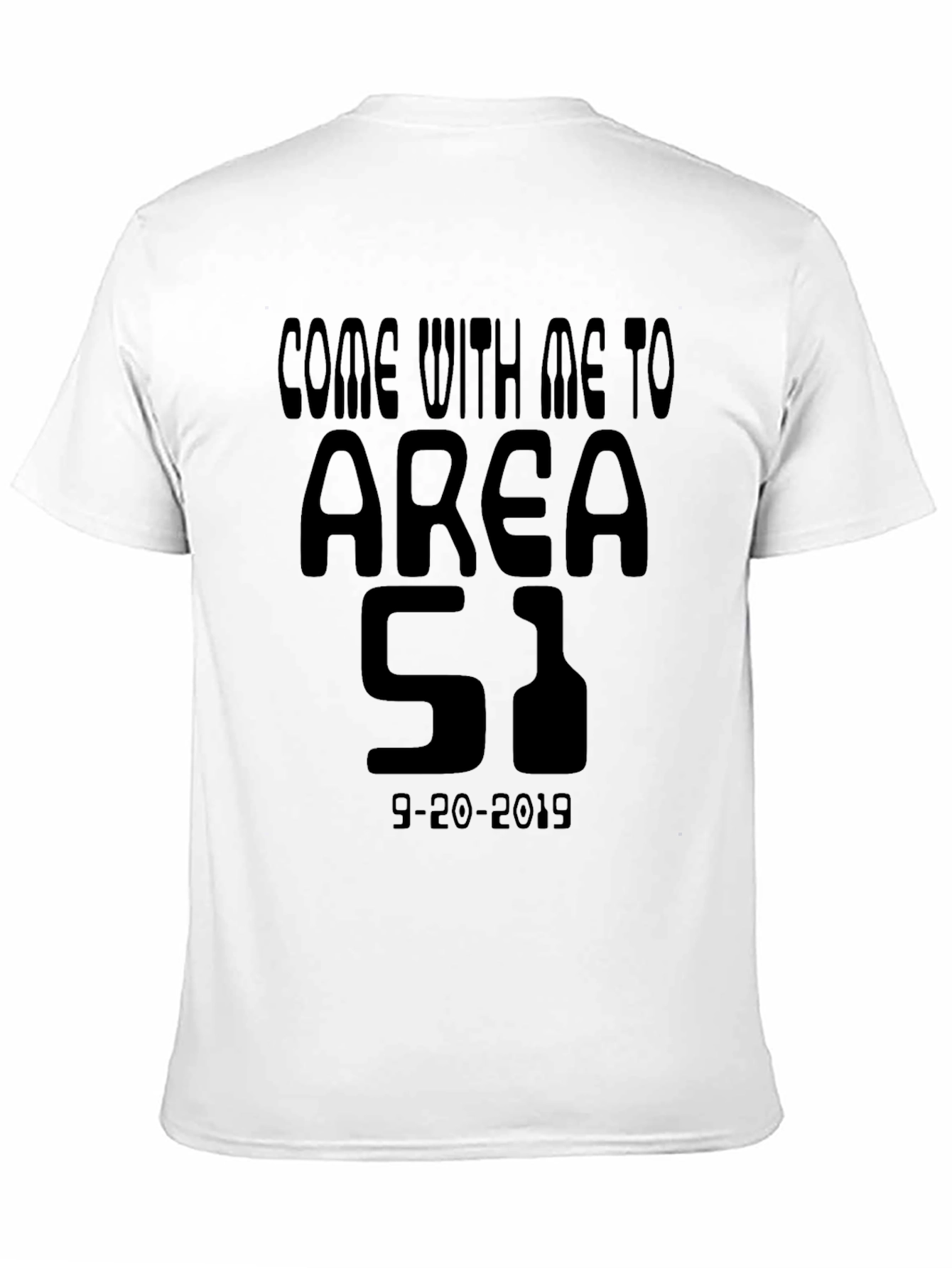 Area 51 Black Graphic Tee
