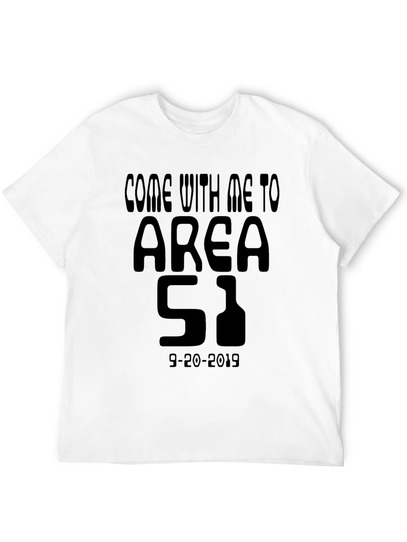 Area 51 Black Graphic Tee