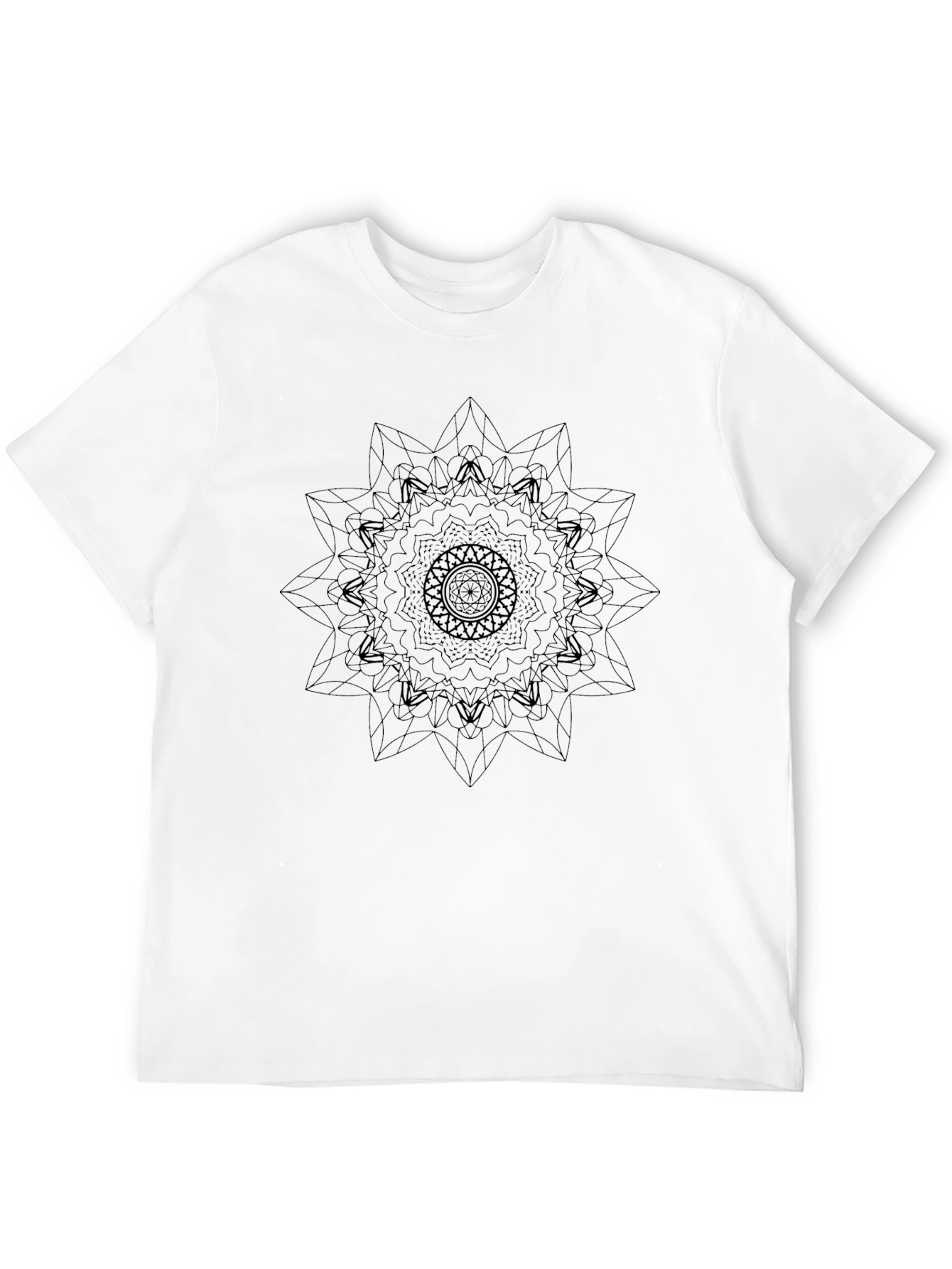 Mandala Graphic Black T-Shirt