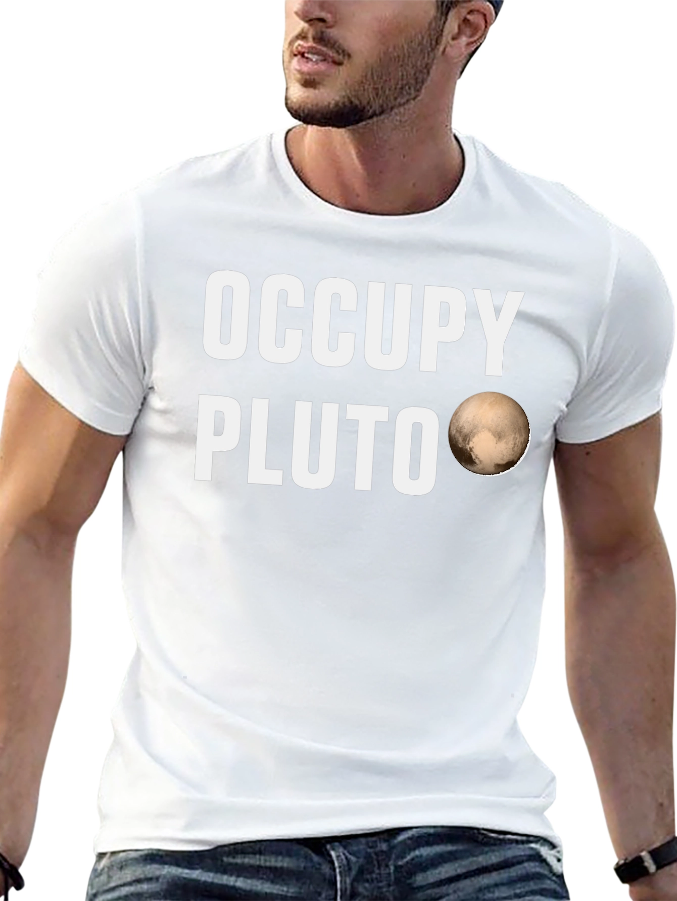 Occupy Pluto T-Shirt Space Lover Tee