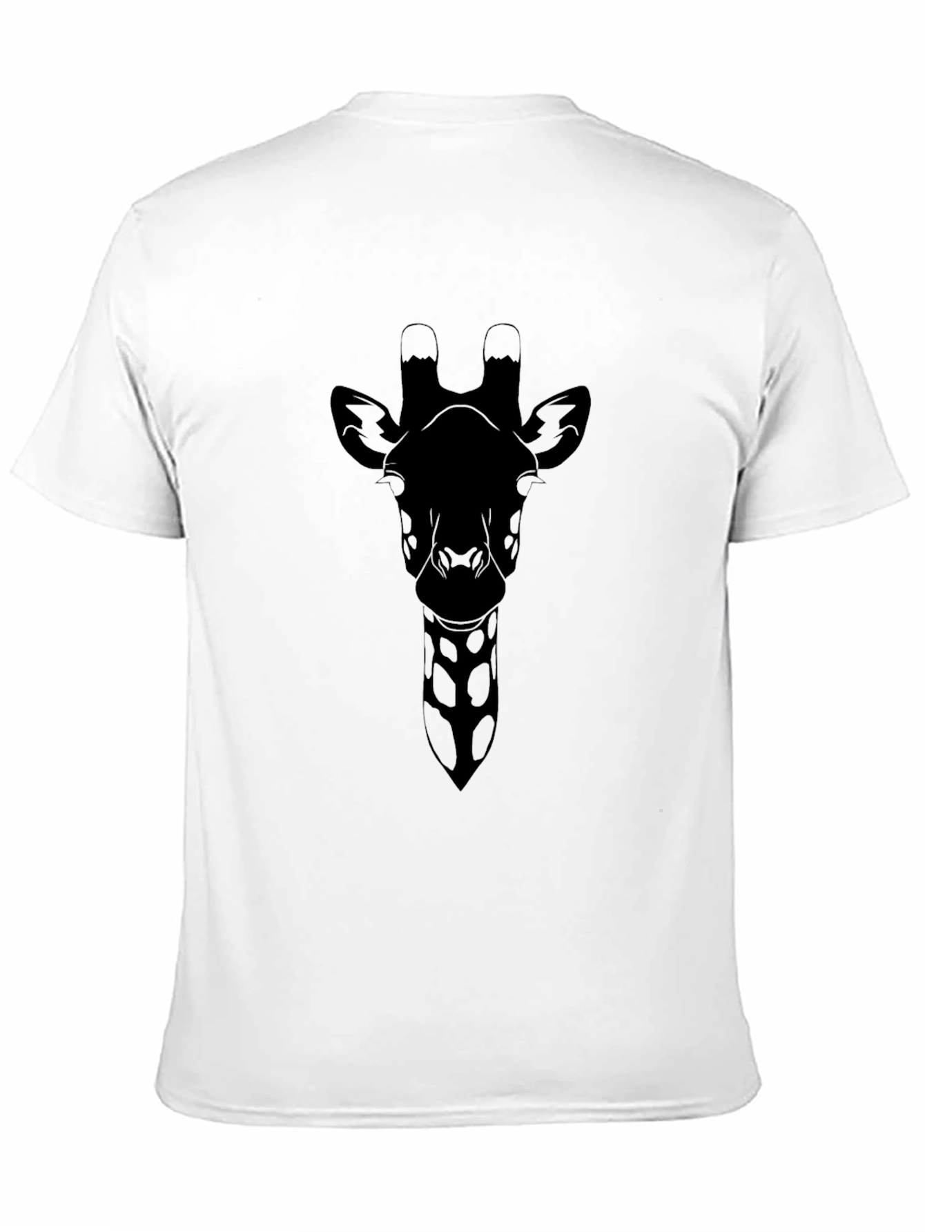 Giraffe Graphic Tee - Sleek Black Design