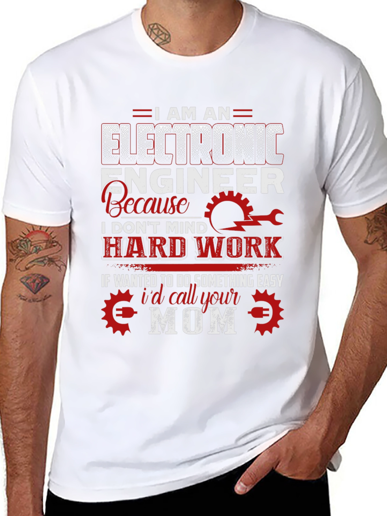 Electronic Engineer T-Shirt Funny Mom Joke