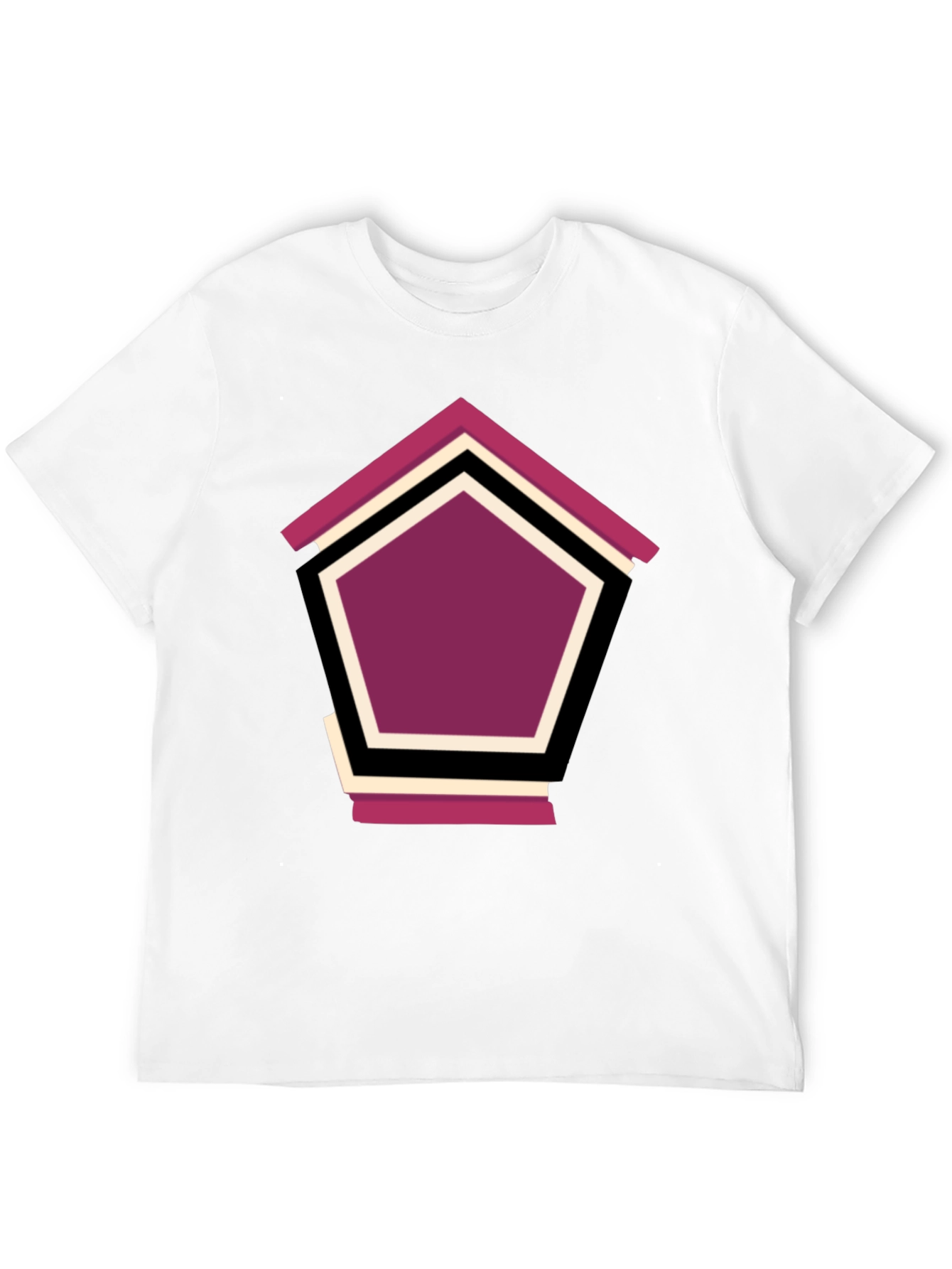 Geometric Penthouse T-Shirt - Stylish Design