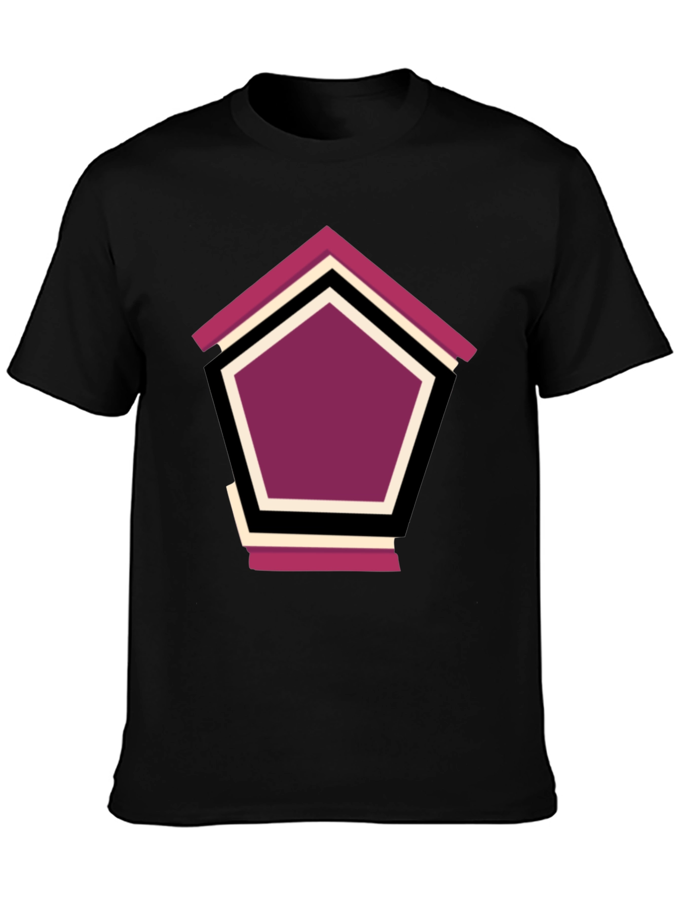 Geometric Penthouse T-Shirt - Stylish Design