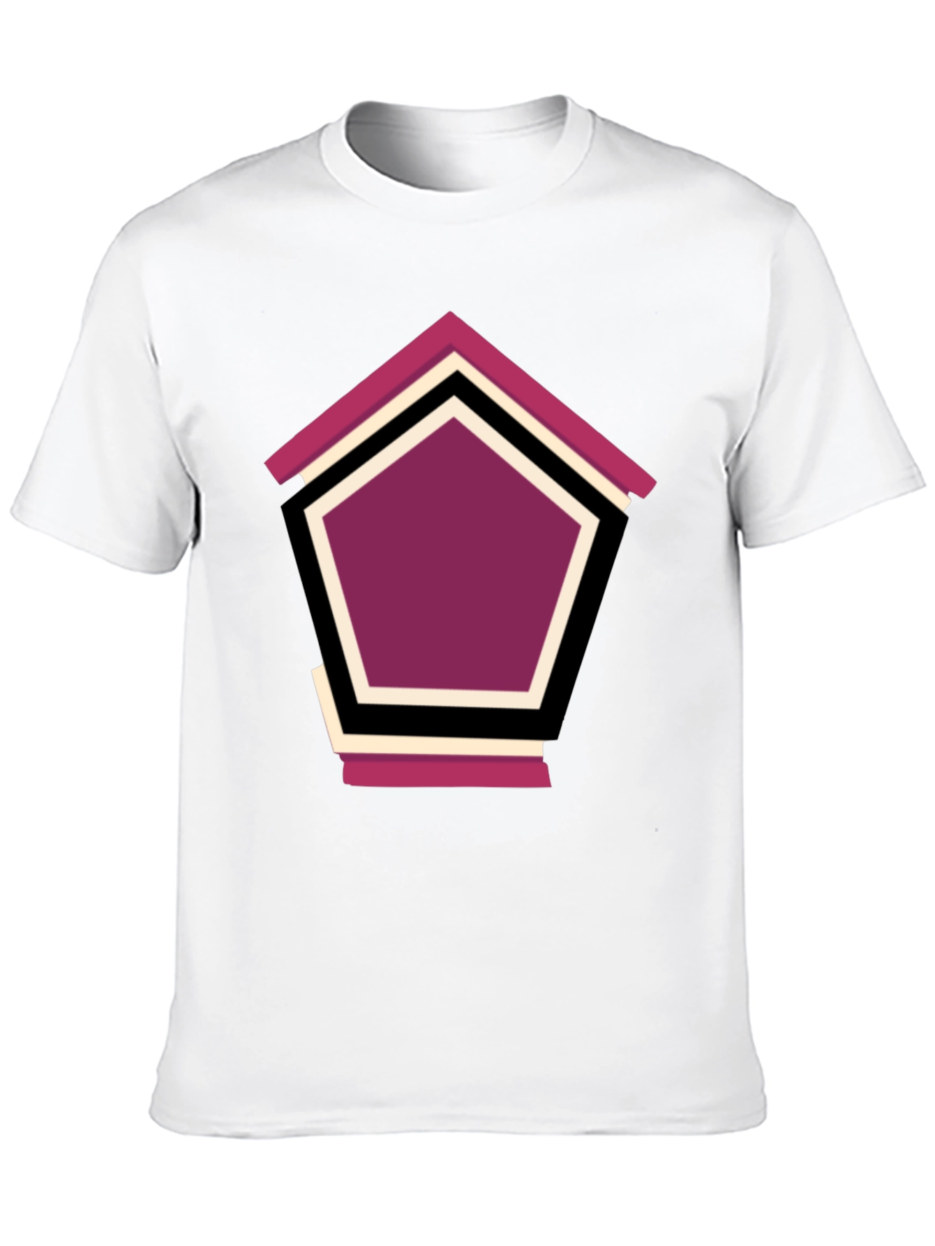 Geometric Penthouse T-Shirt - Stylish Design