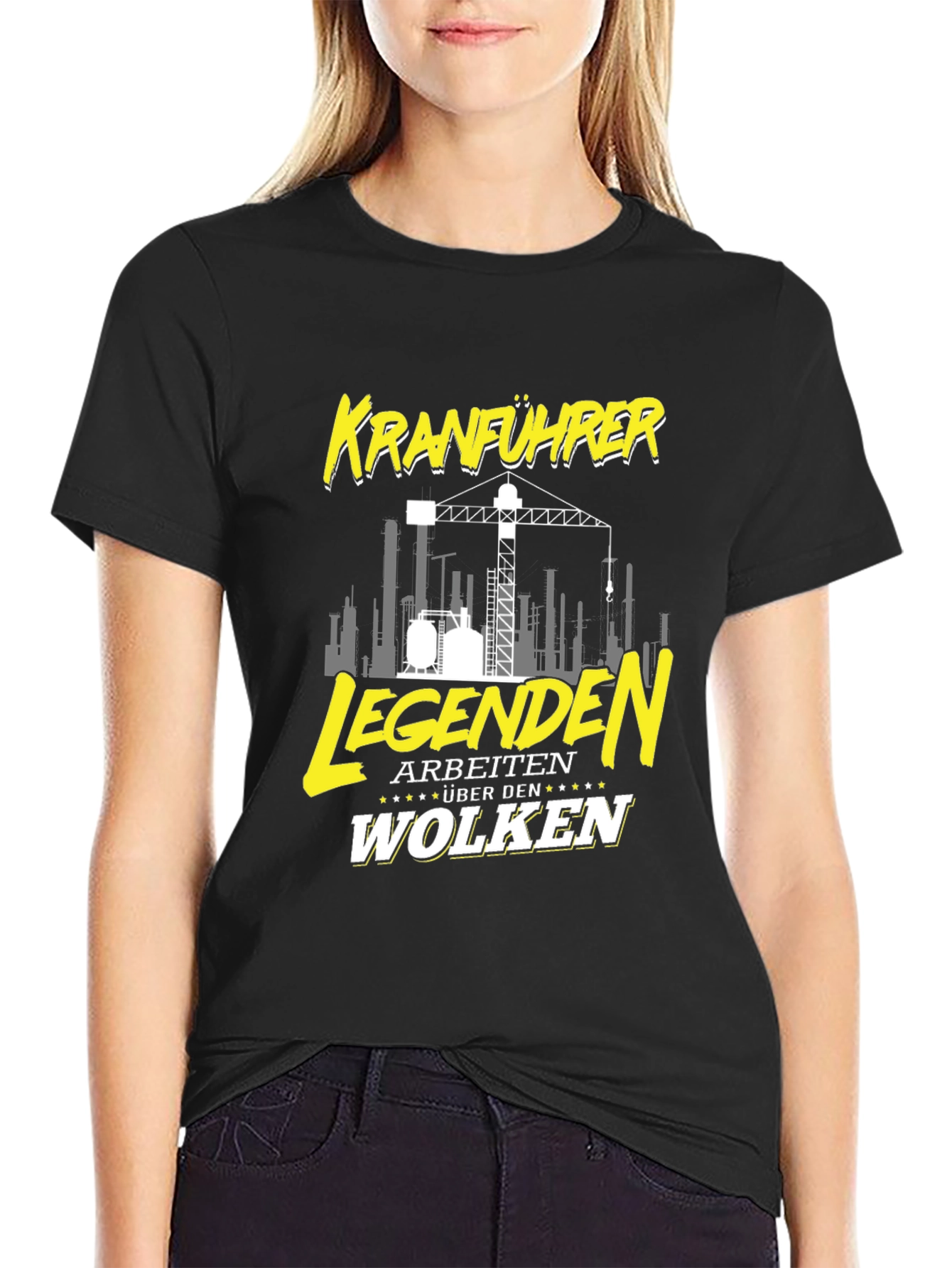 Kranfuhrer Crane Operator T-Shirt