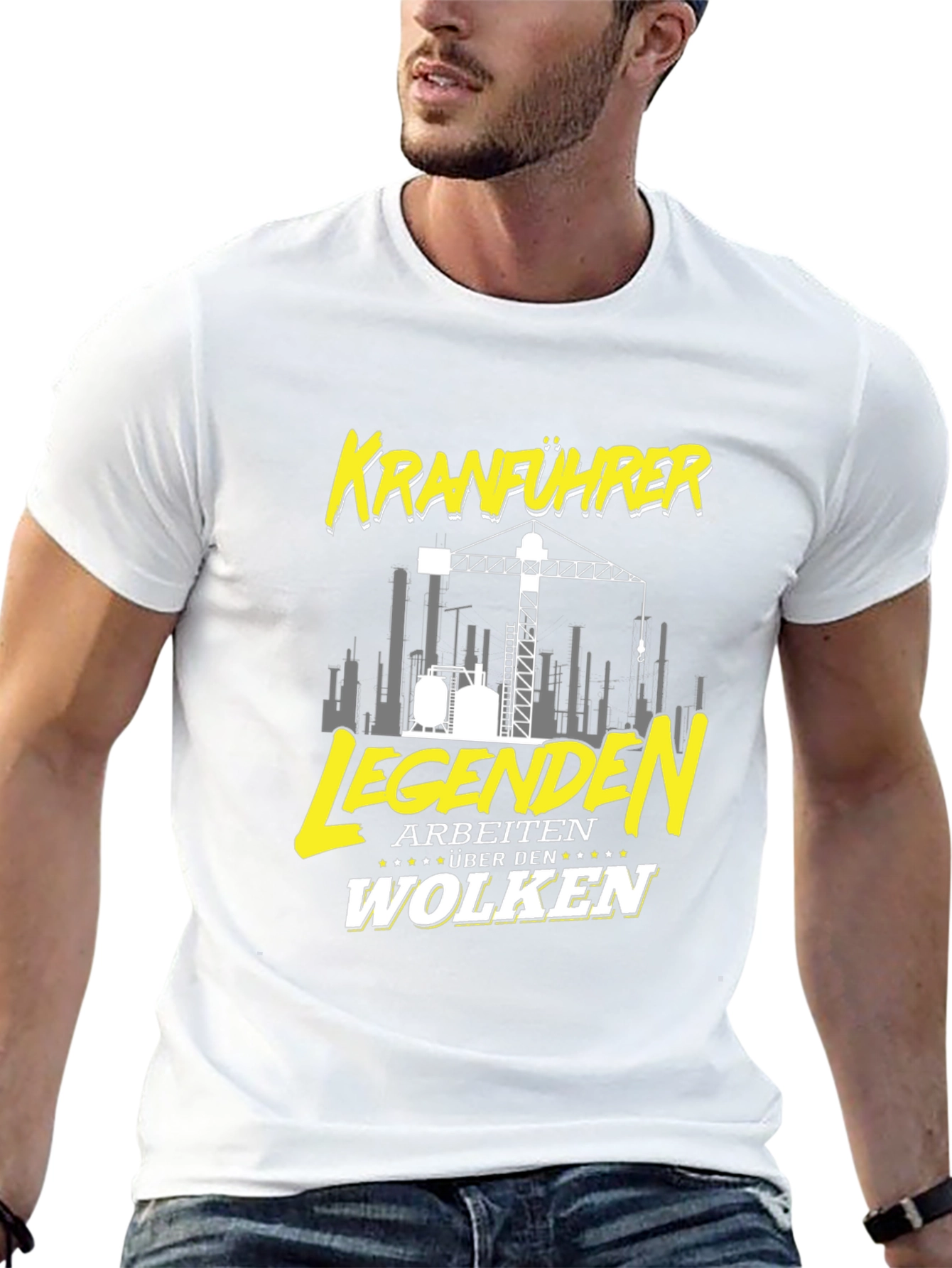 Kranfuhrer Crane Operator T-Shirt