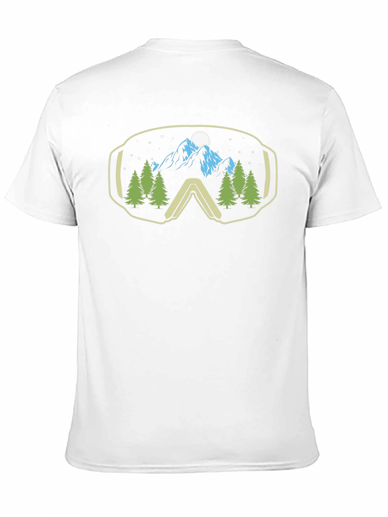 Mountain View Ski Goggles Graphic Tee