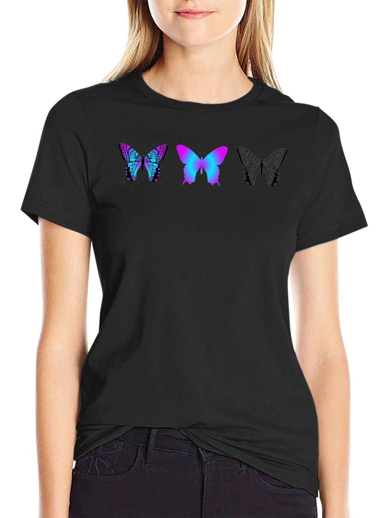 Butterfly Graphic T-Shirt - Stylish Mens Tee