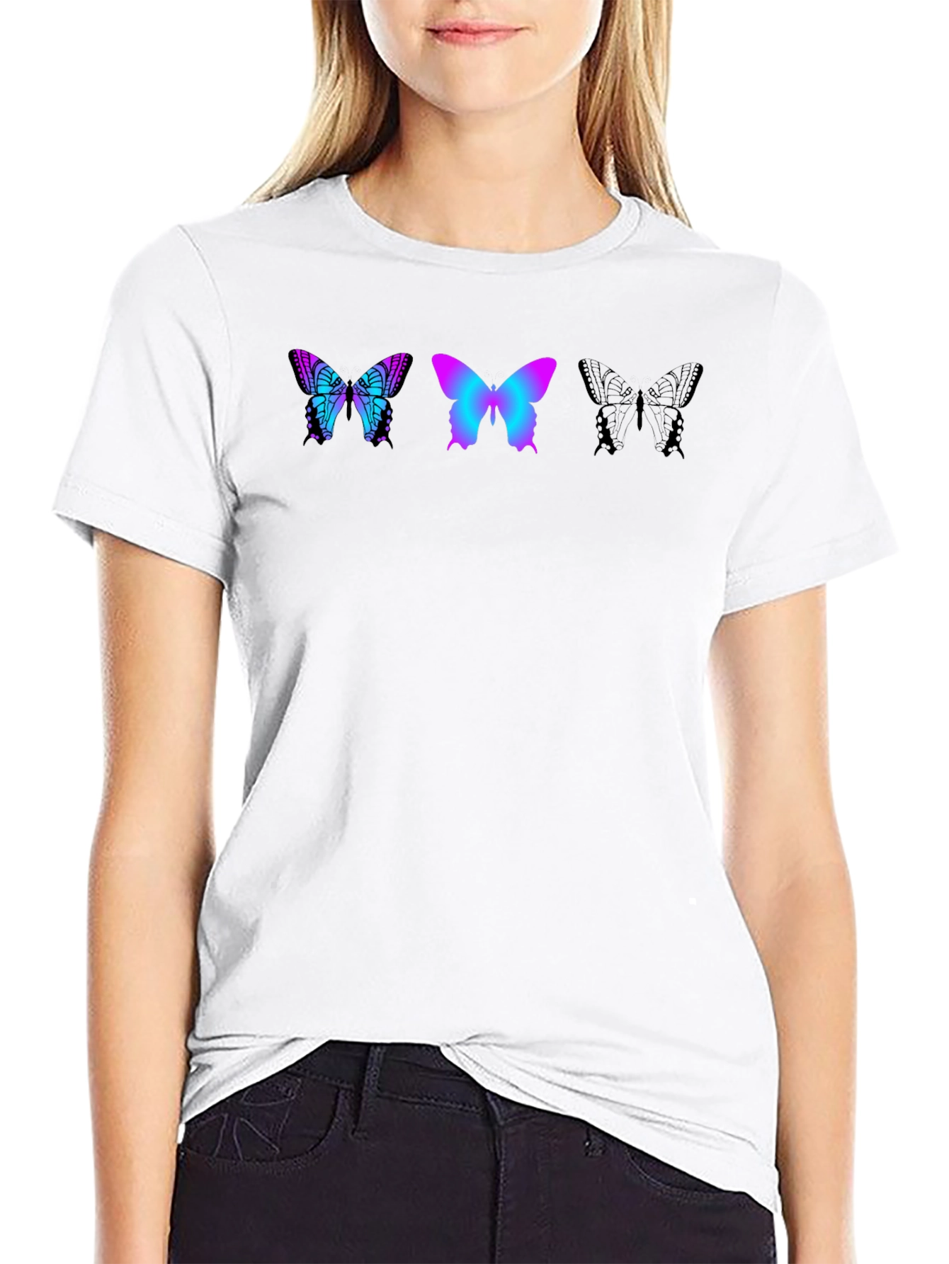 Butterfly Graphic T-Shirt - Stylish Mens Tee