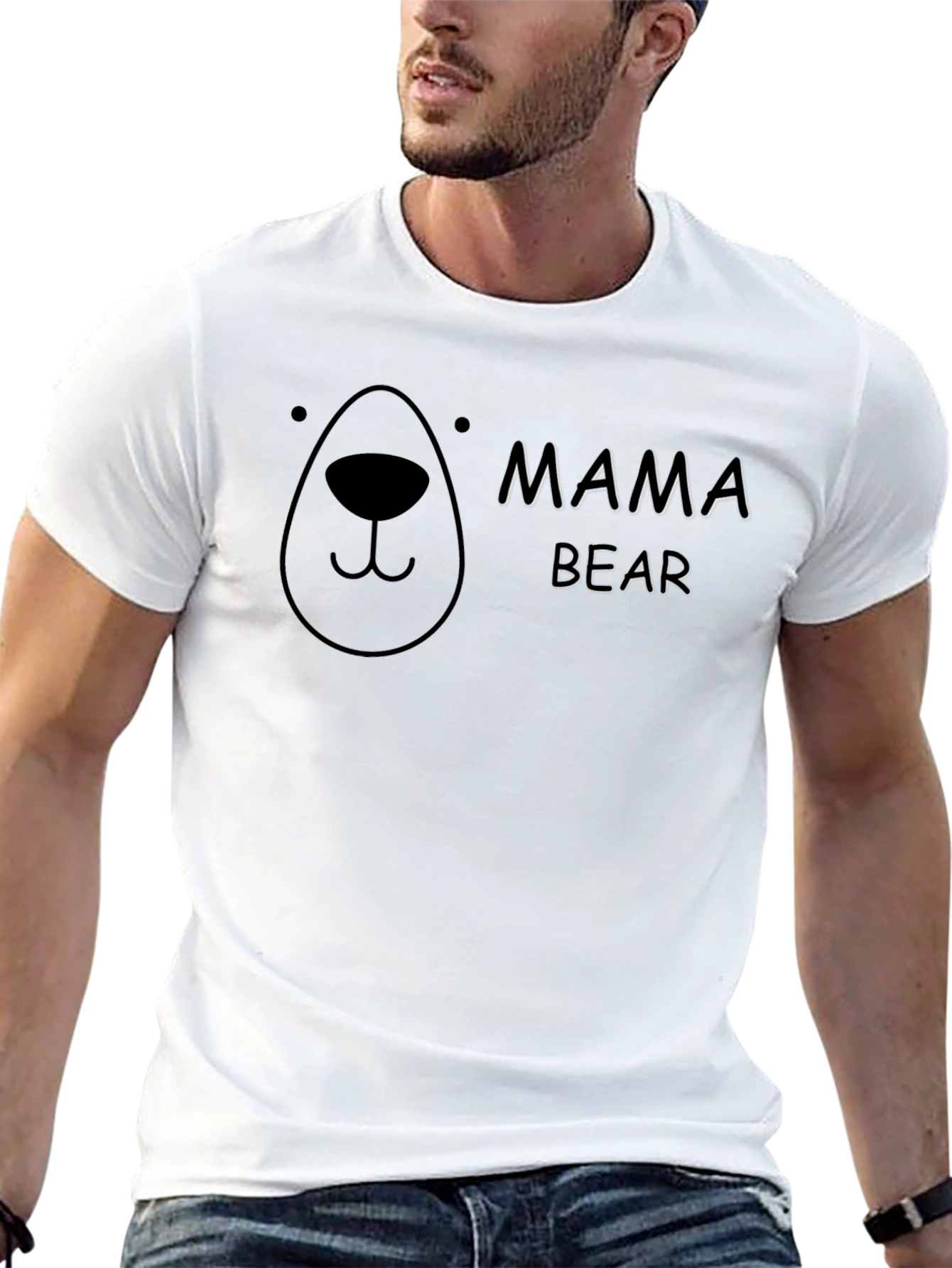 Mama Bear Graphic T-Shirt - Cute & Comfy