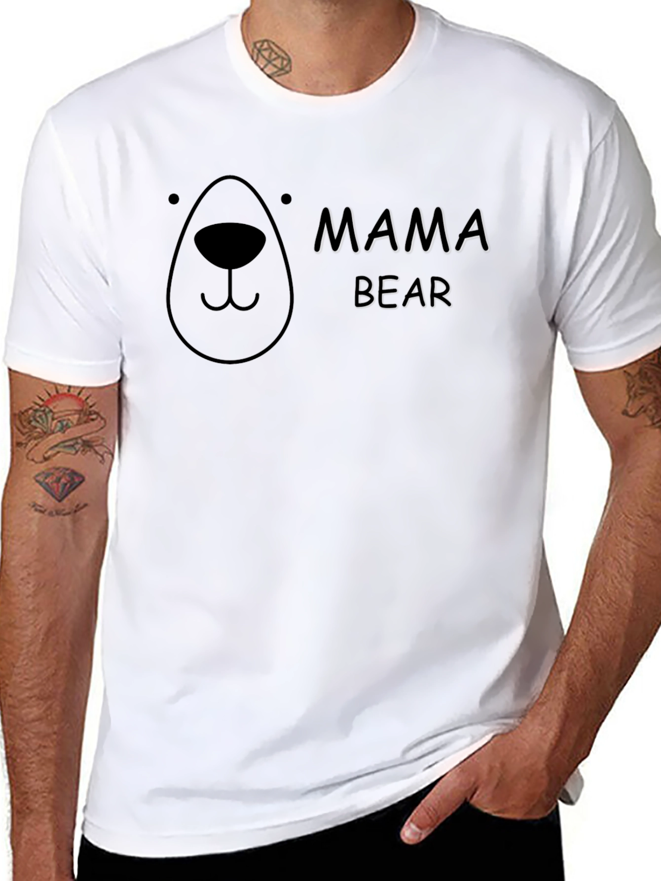 Mama Bear Graphic T-Shirt - Cute & Comfy