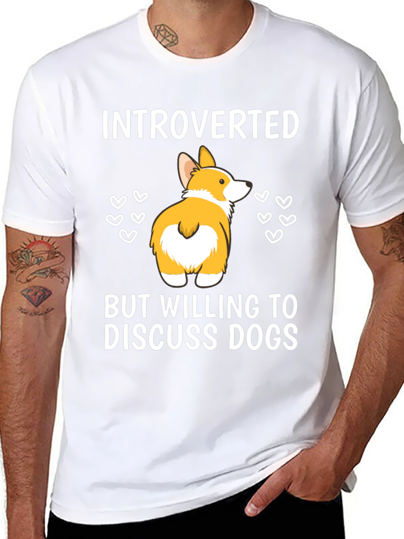 Introverted But Willing To Discuss Dogs T-Shirt