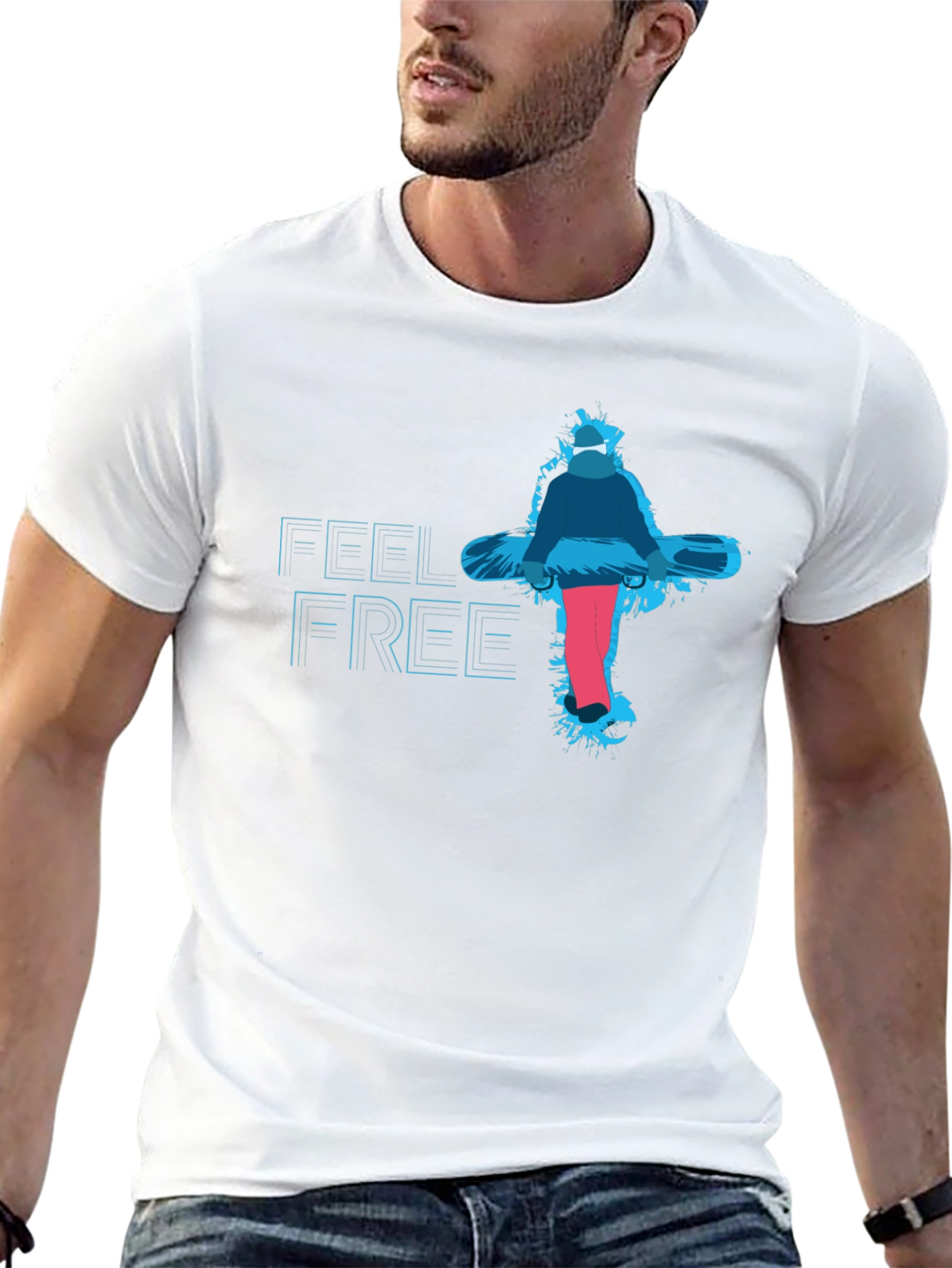 Feel Free Snowboard Graphic T-Shirt