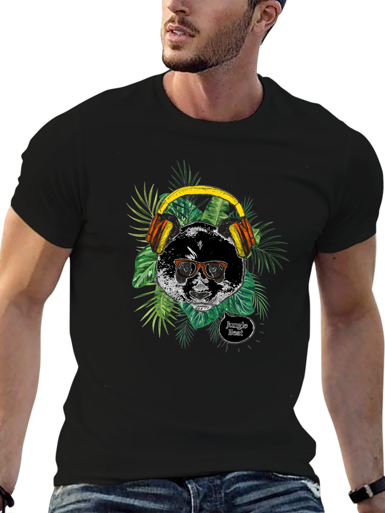 Jungle Beat Panda Graphic Tee