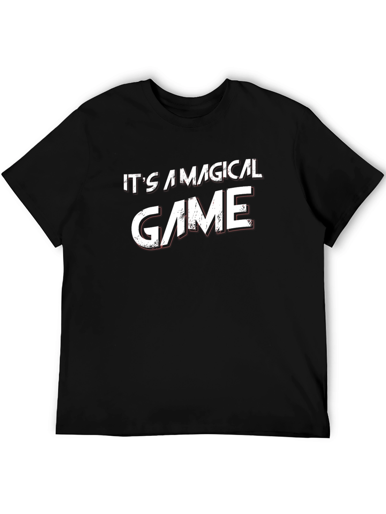Magical Game Black Graphic Tee Shirt