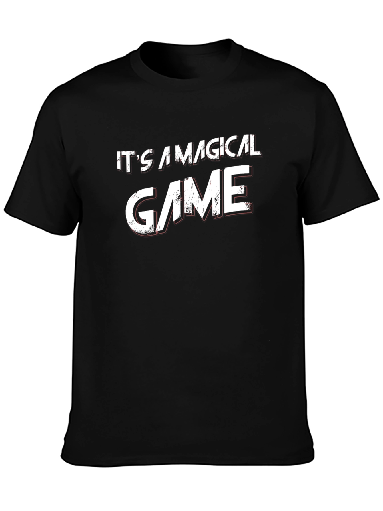 Magical Game Black Graphic Tee Shirt