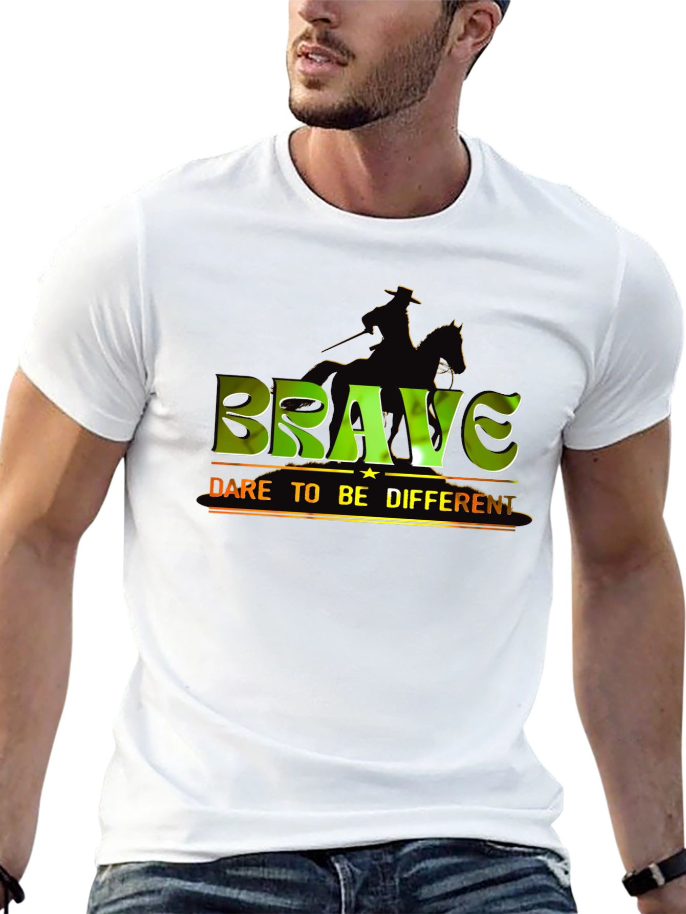 Brave T-Shirt - Dare to Be Different Graphic Tee