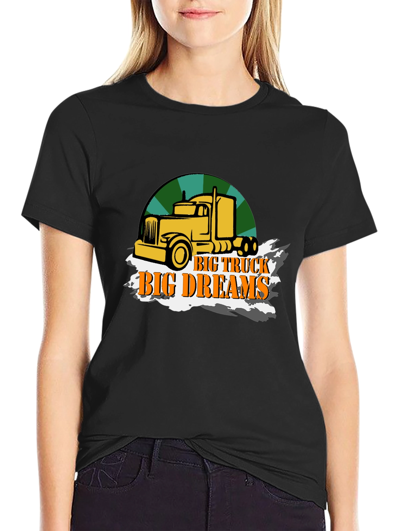 Big Truck Big Dreams T-Shirt - Black