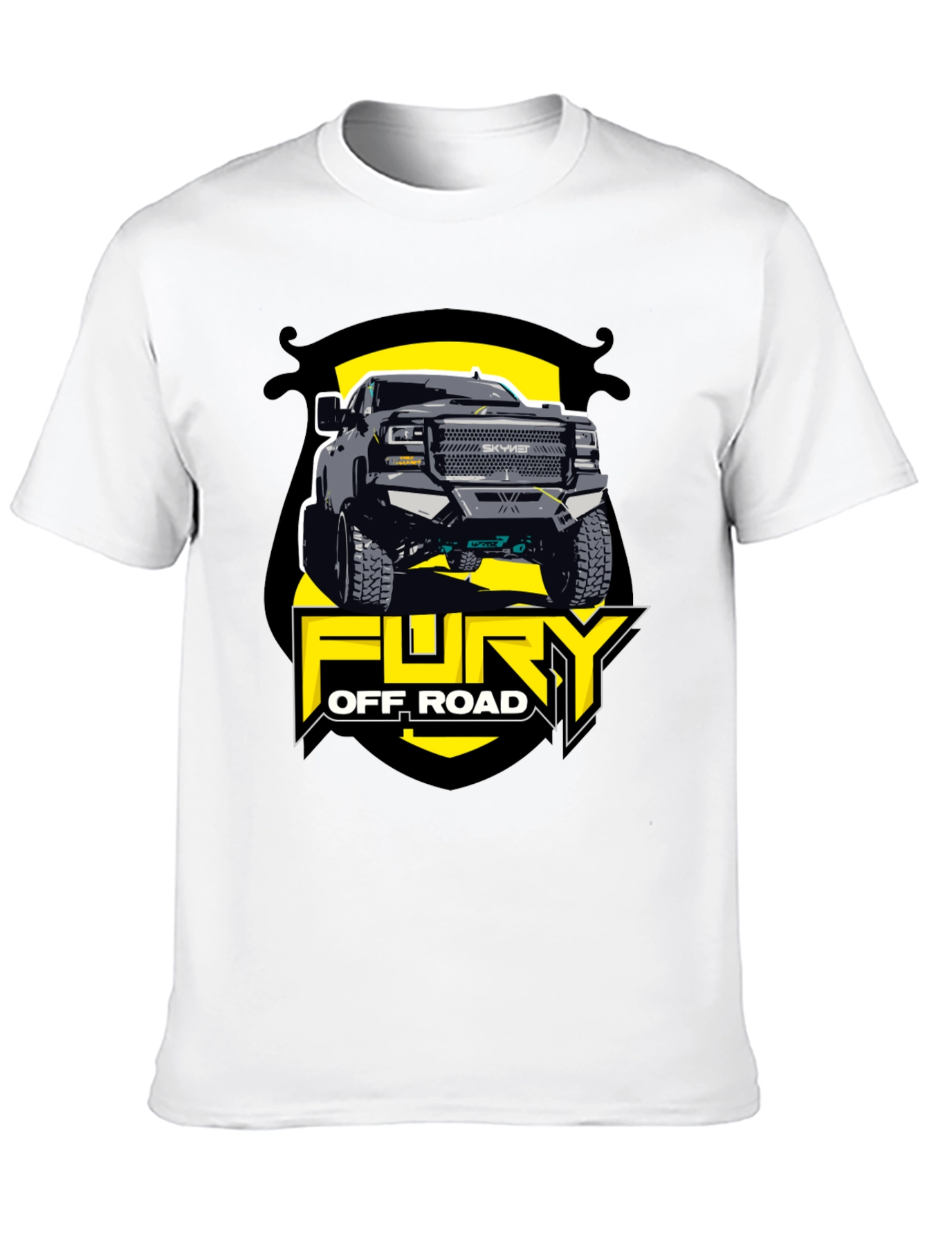 Fury Off Road Truck Graphic Tee - Black