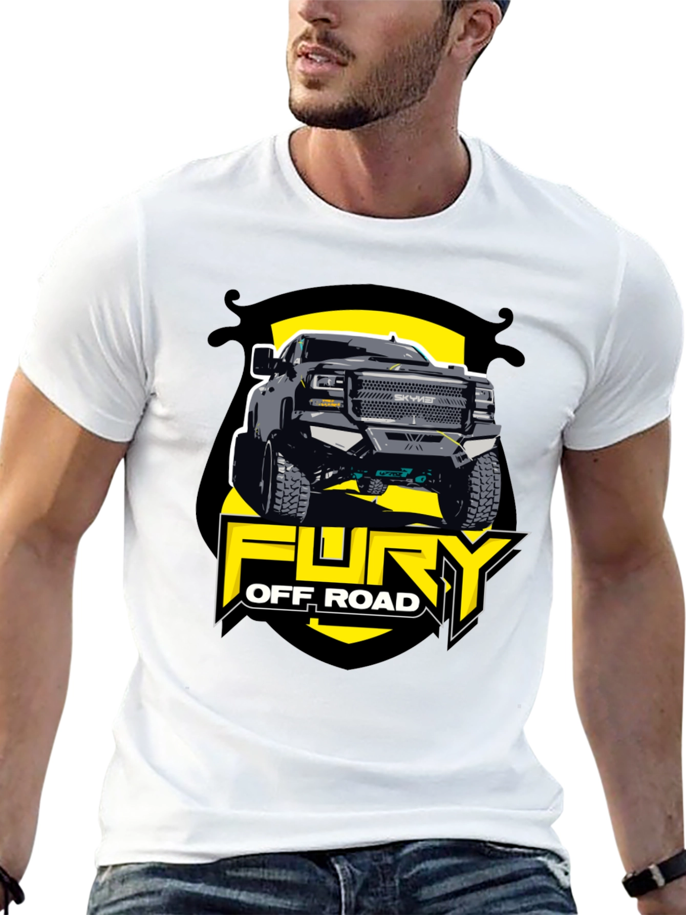 Fury Off Road Truck Graphic Tee - Black