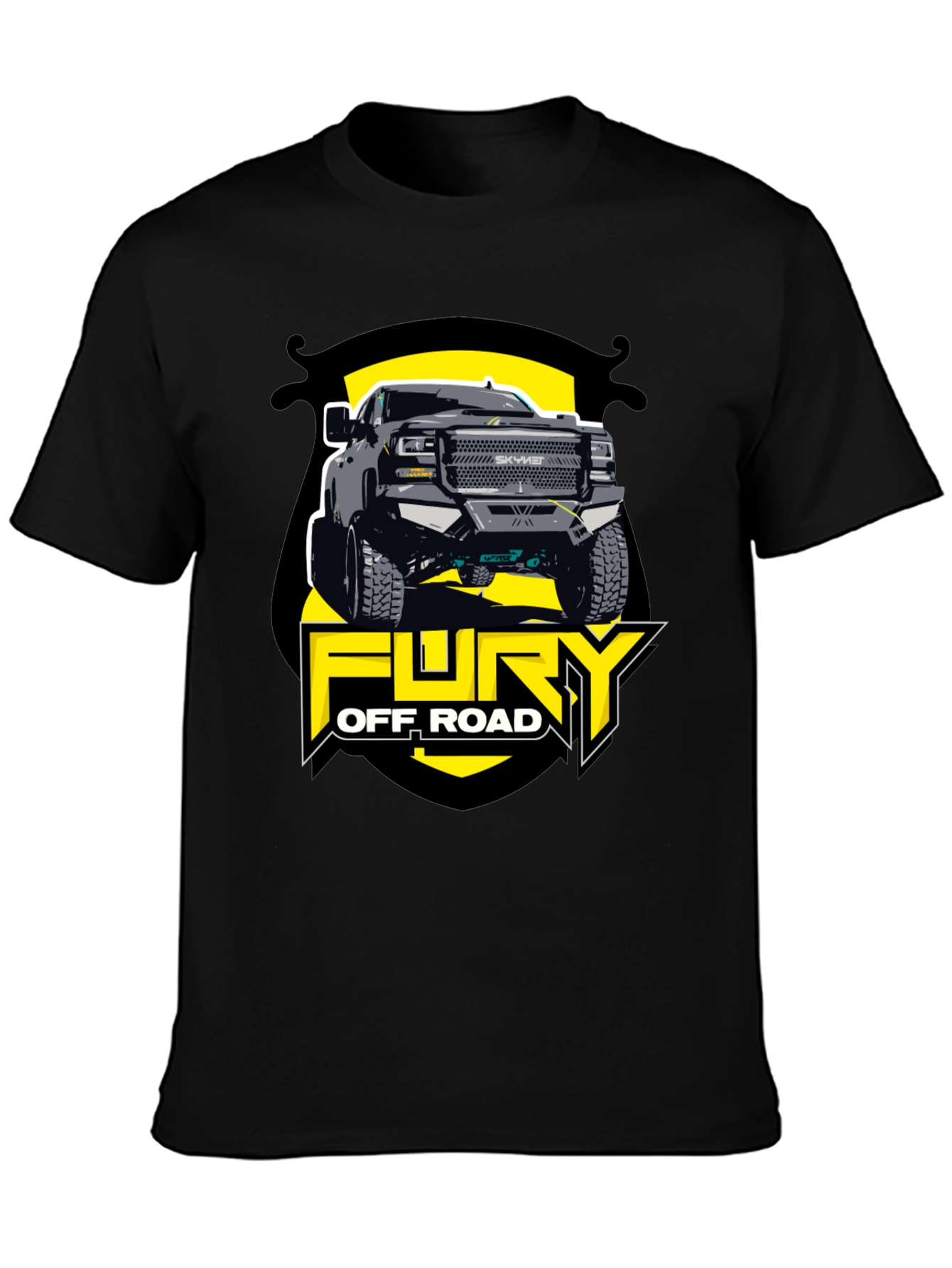Fury Off Road Truck Graphic Tee - Black