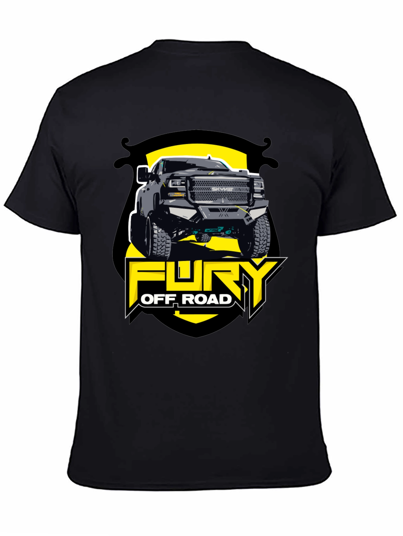Fury Off Road Truck Graphic Tee - Black