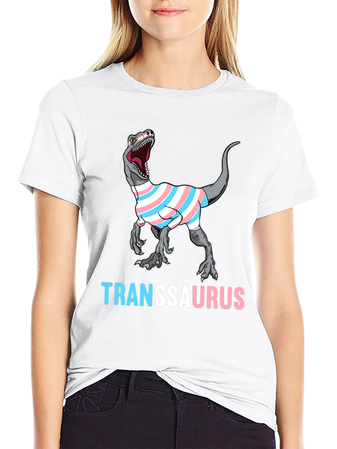 Transsaurus Dinosaur Graphic T-Shirt