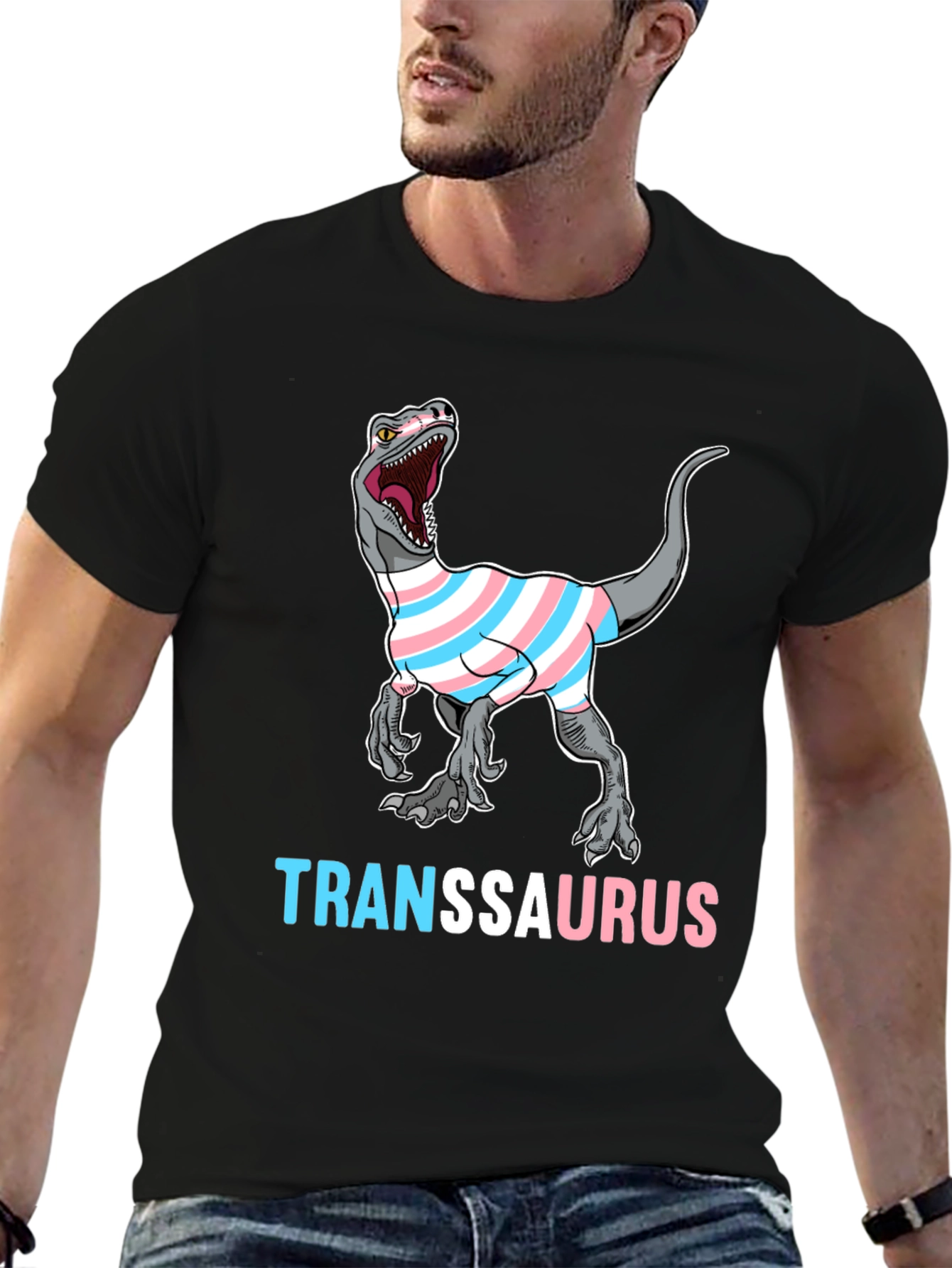 Transsaurus Dinosaur Graphic T-Shirt